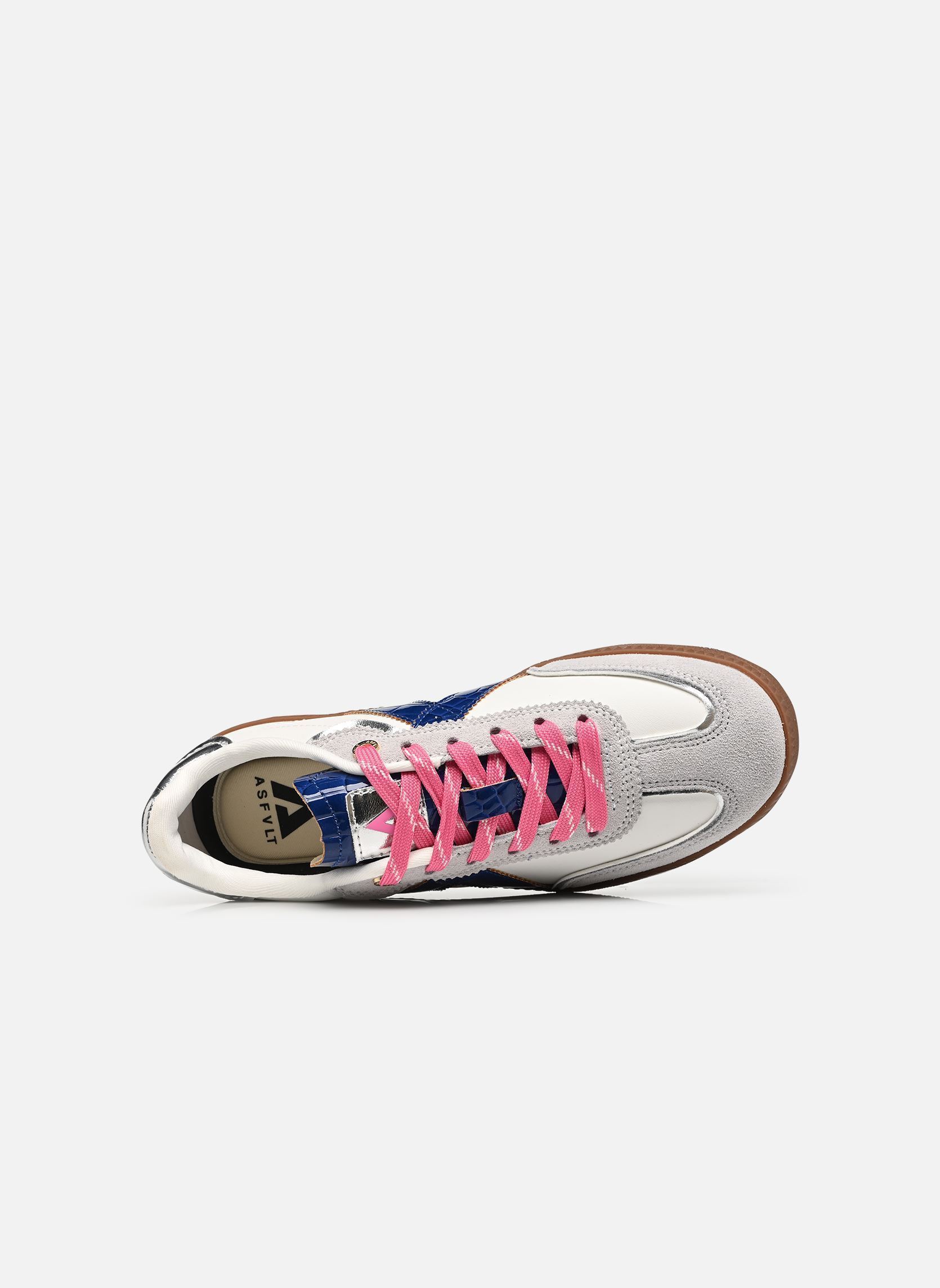 Lage sneakers Elite Classic dames wit ASFVLT Lage sneakers Elite Classic dames wit WHITE NAVY CROCO SILVER PINK