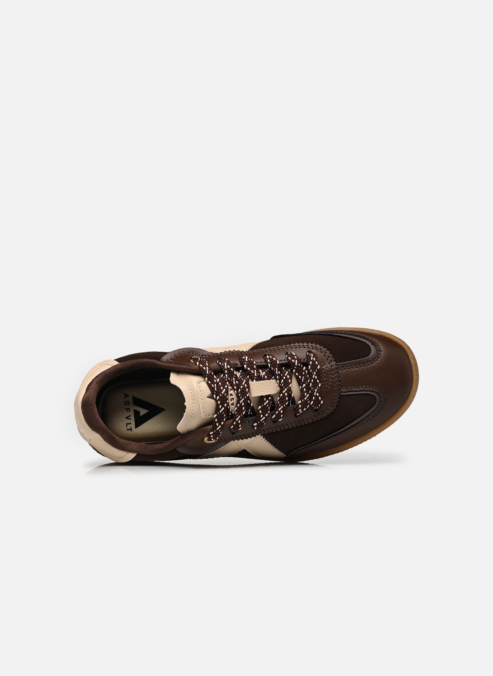 Baskets basses Elite Classic femme marron ASFVLT Baskets basses Elite Classic femme marron DK BROWN / TAN