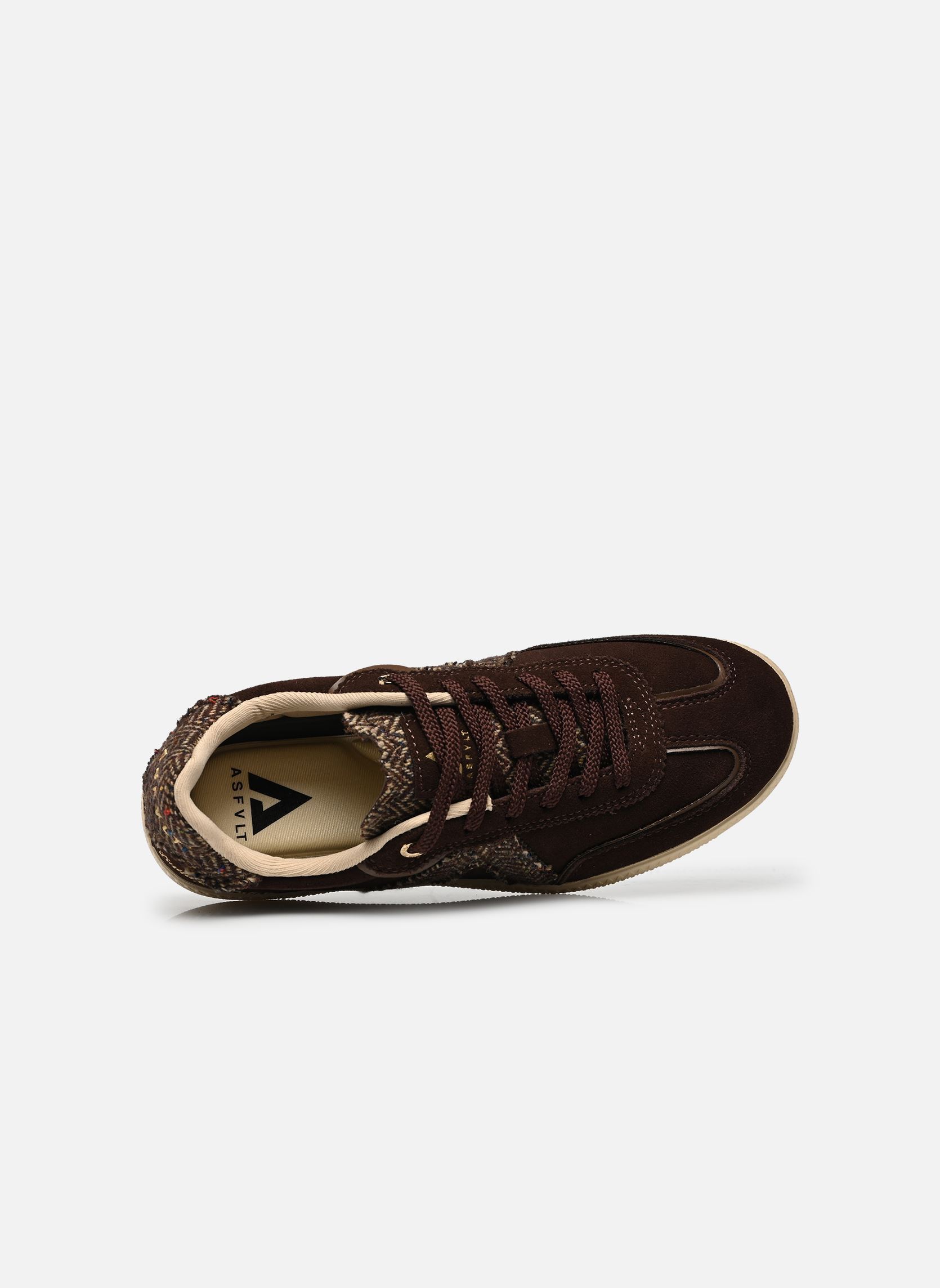 Baskets basses Elite Classic femme marron ASFVLT Baskets basses Elite Classic femme marron WOOD / BROWN HERRINBONE