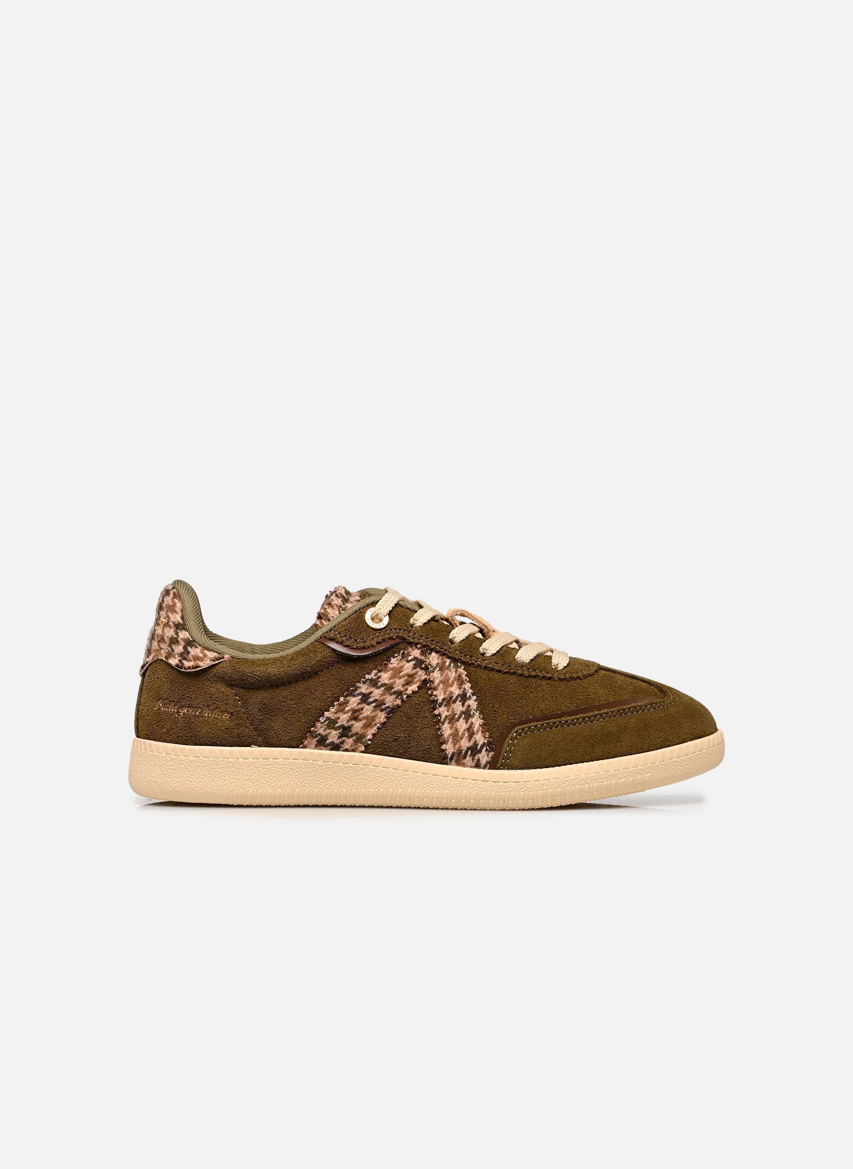 Baskets basses Elite Classic femme vert ASFVLT Baskets basses Elite Classic femme vert ARMY/TAN HOUDSTOOTH