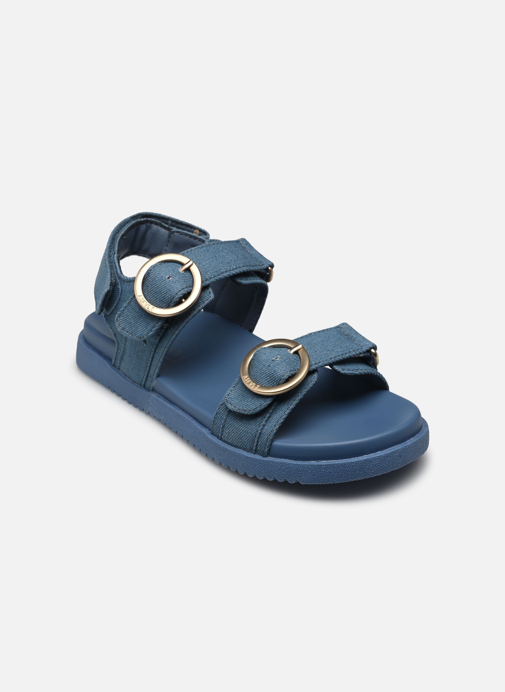 Sandales plates Azura Sandal femme bleu ASFVLT Sandales plates Azura Sandal femme bleu AZURA DENIM
