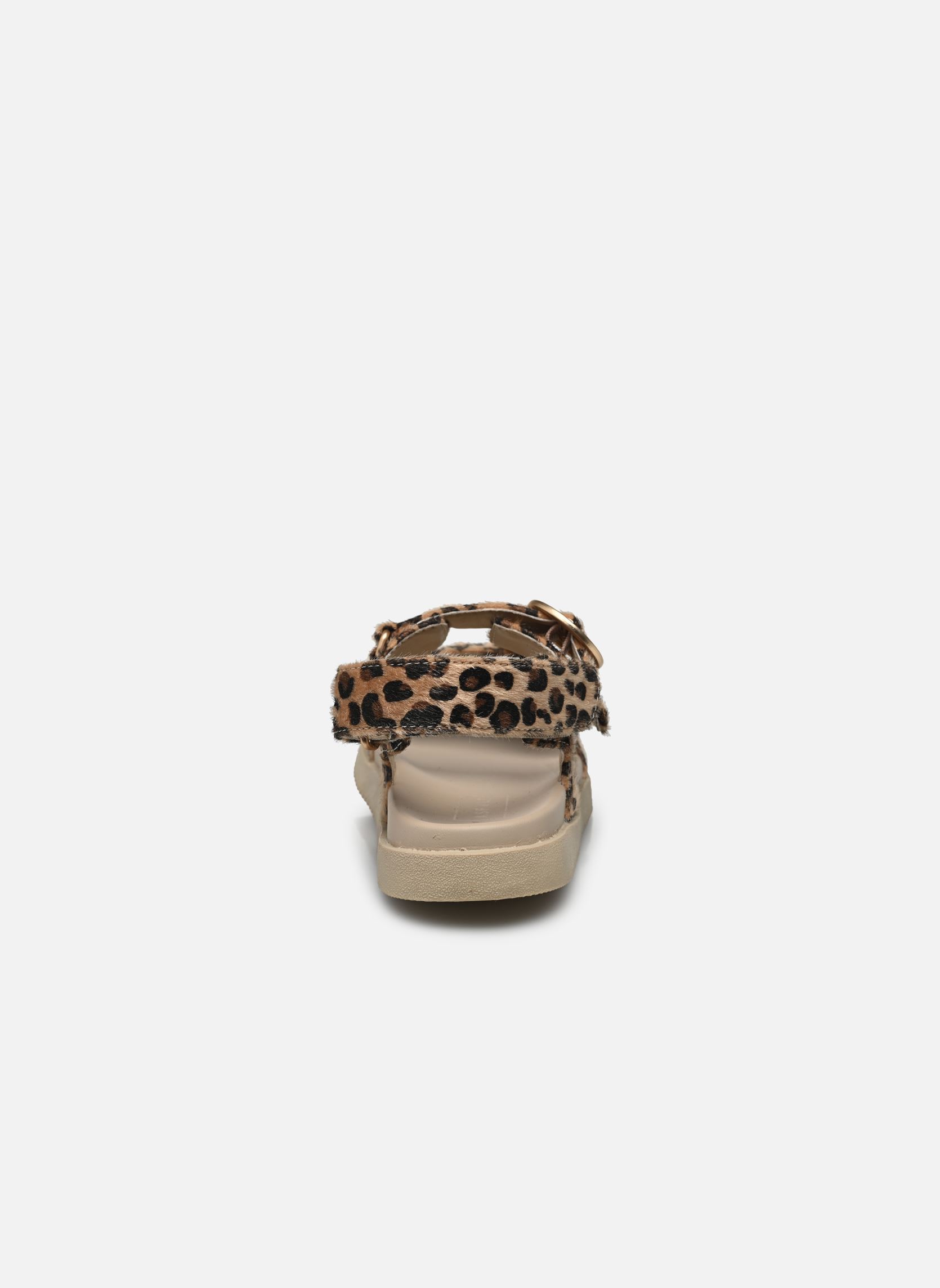 Sandalias planas Azura Sandal mujer marrón ASFVLT Sandalias planas Azura Sandal mujer marrón AZURA BEIGE LEOPARD