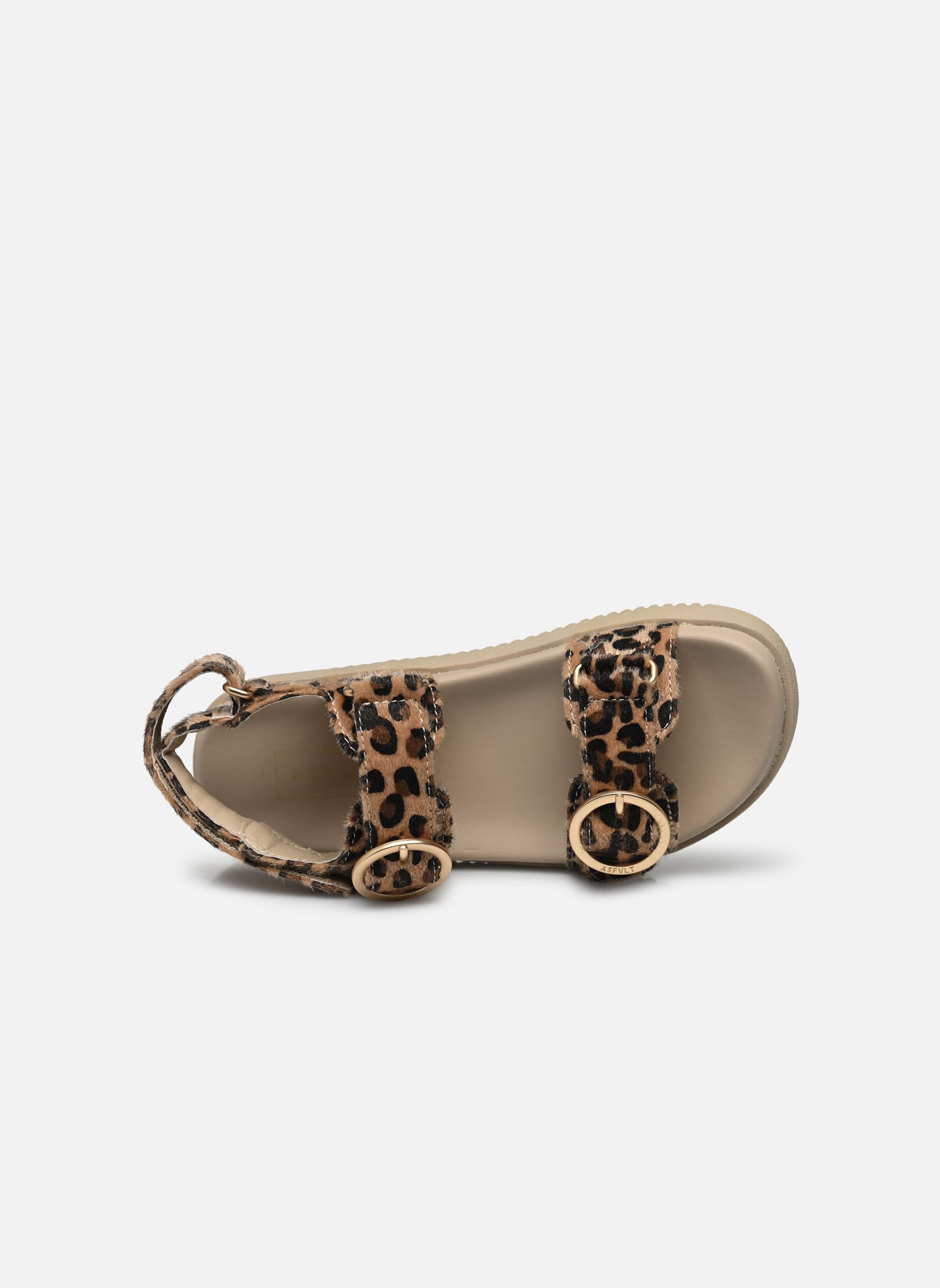 Sandalias planas Azura Sandal mujer marrón ASFVLT Sandalias planas Azura Sandal mujer marrón AZURA BEIGE LEOPARD