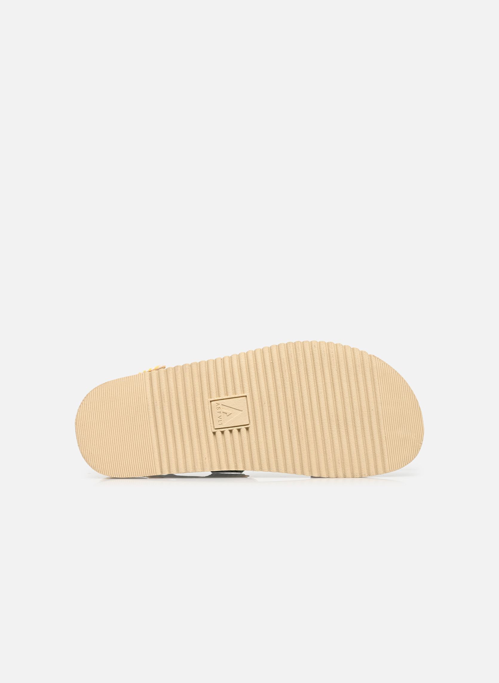 Flache Sandalen Azura Sandal damen mehrfarbig ASFVLT Flache Sandalen Azura Sandal damen mehrfarbig WHITE STRIPE BLUE GREEN PINK