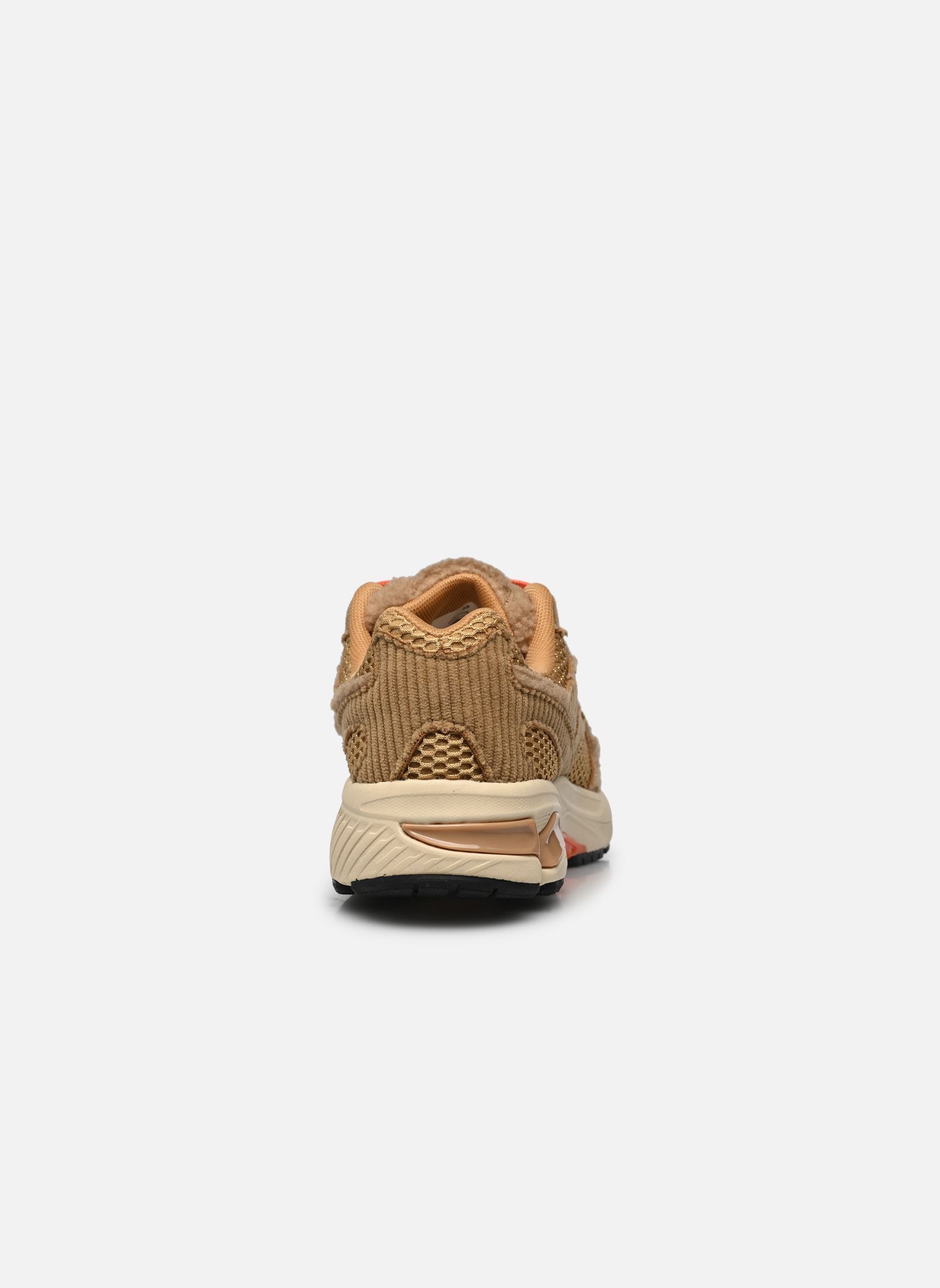 Niedrige Sneaker City Run damen beige ASFVLT Niedrige Sneaker City Run damen beige TAN CORDUROY/ ORANGE