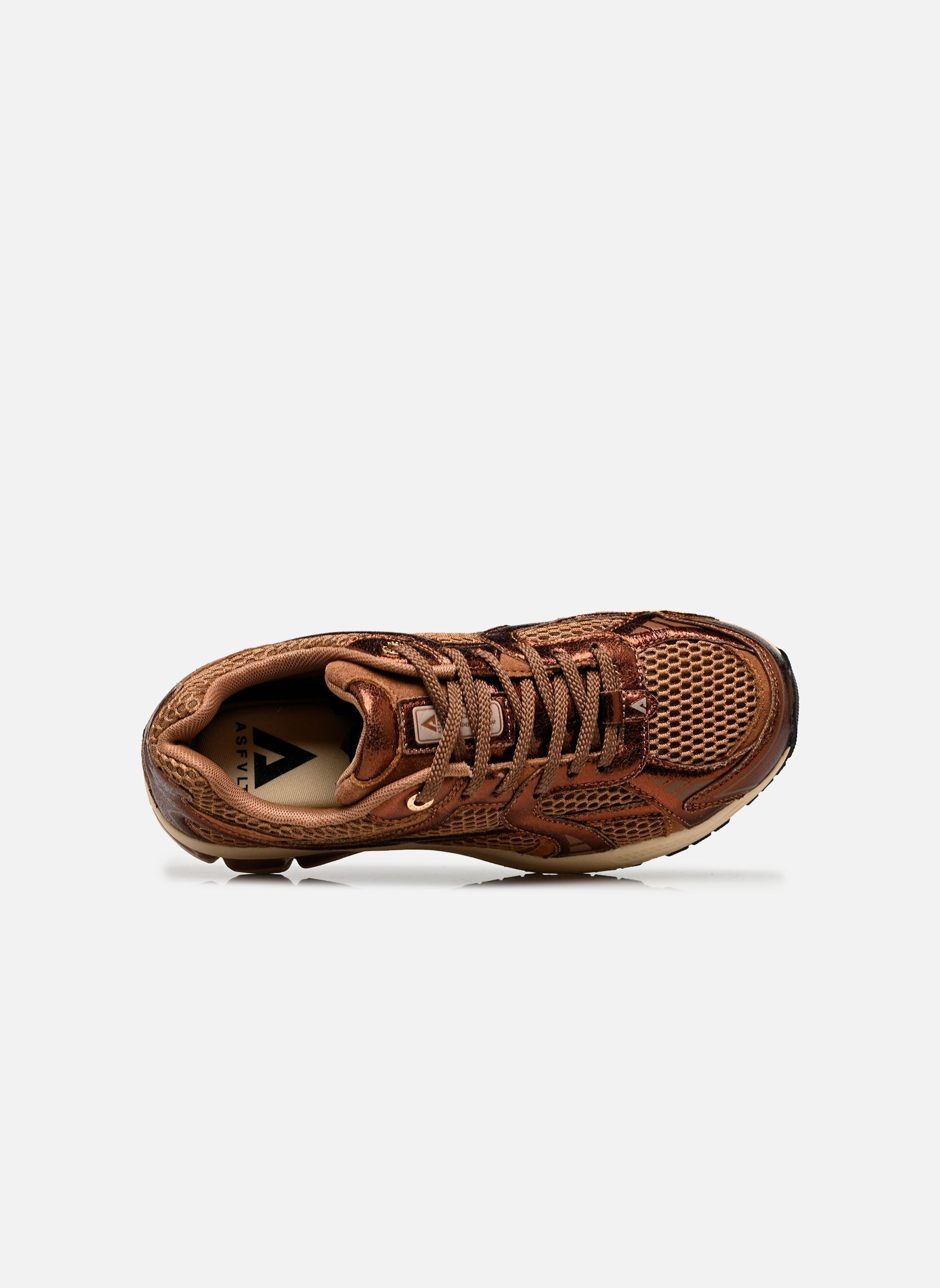 Baskets basses City Run femme marron ASFVLT Baskets basses City Run femme marron DK WINE METALLIC/TAN
