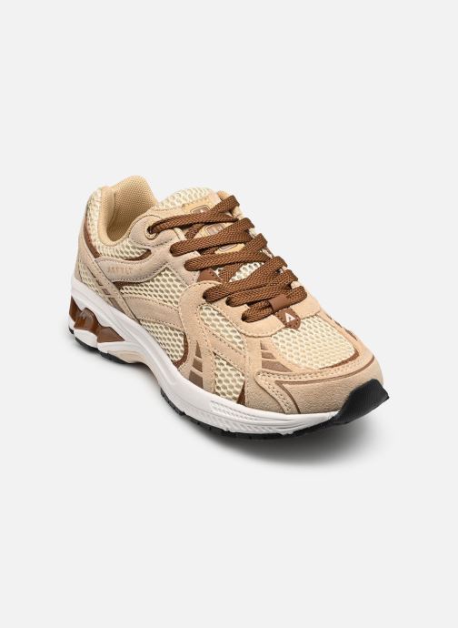 ASFVLT Baskets basses City Run femme beige
