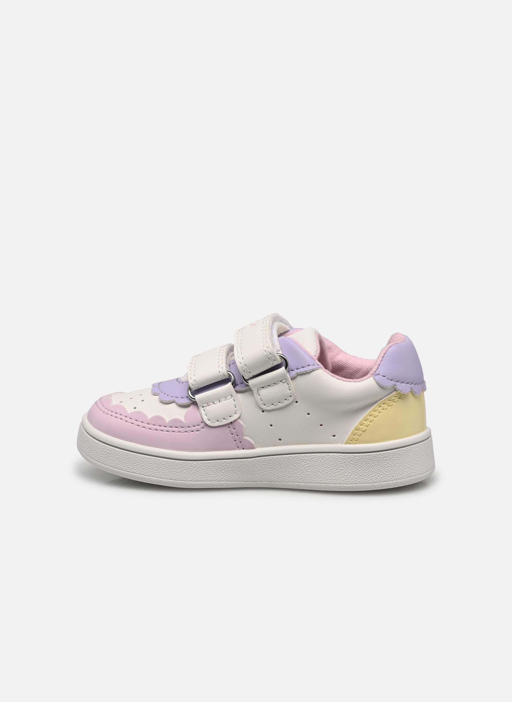 Baskets basses B ECLYPER GIRL D fille multicolore Geox Baskets basses B ECLYPER GIRL D fille multicolore WHITE/LT YELLOW