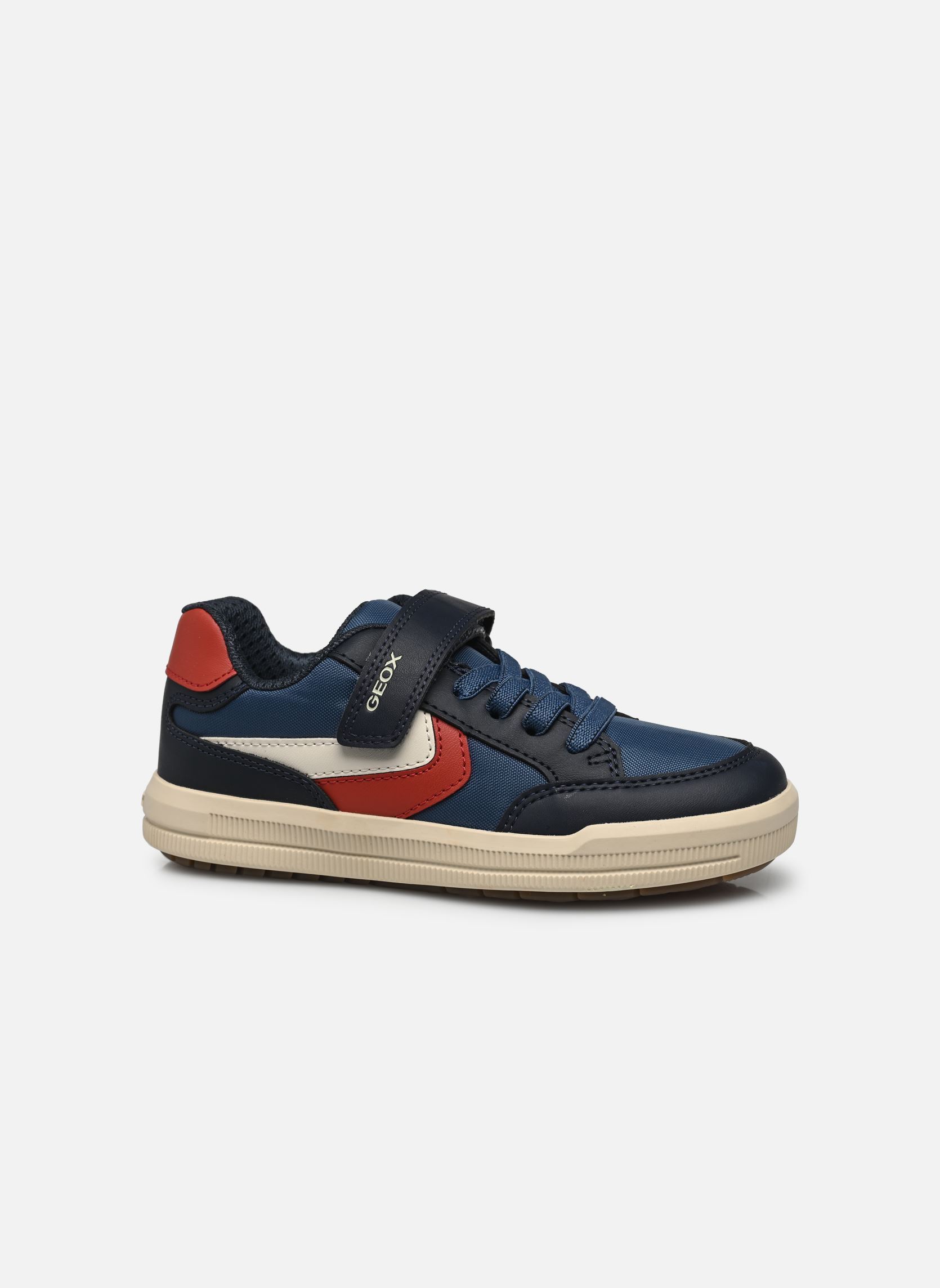 Baskets basses J ARZACH BOY A garçon bleu Geox Baskets basses J ARZACH BOY A garçon bleu AVIO/DK RED