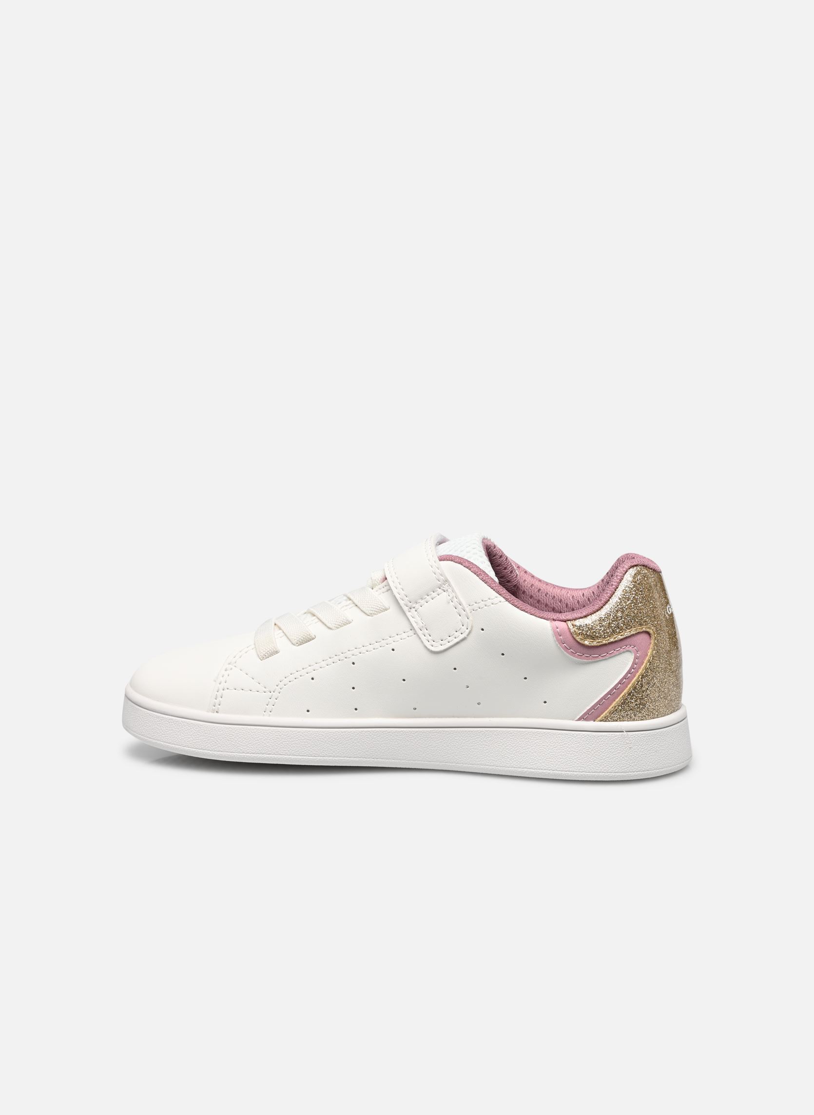 Baskets basses J ECLYPER GIRL B fille blanc Geox Baskets basses J ECLYPER GIRL B fille blanc Blanc / Rose