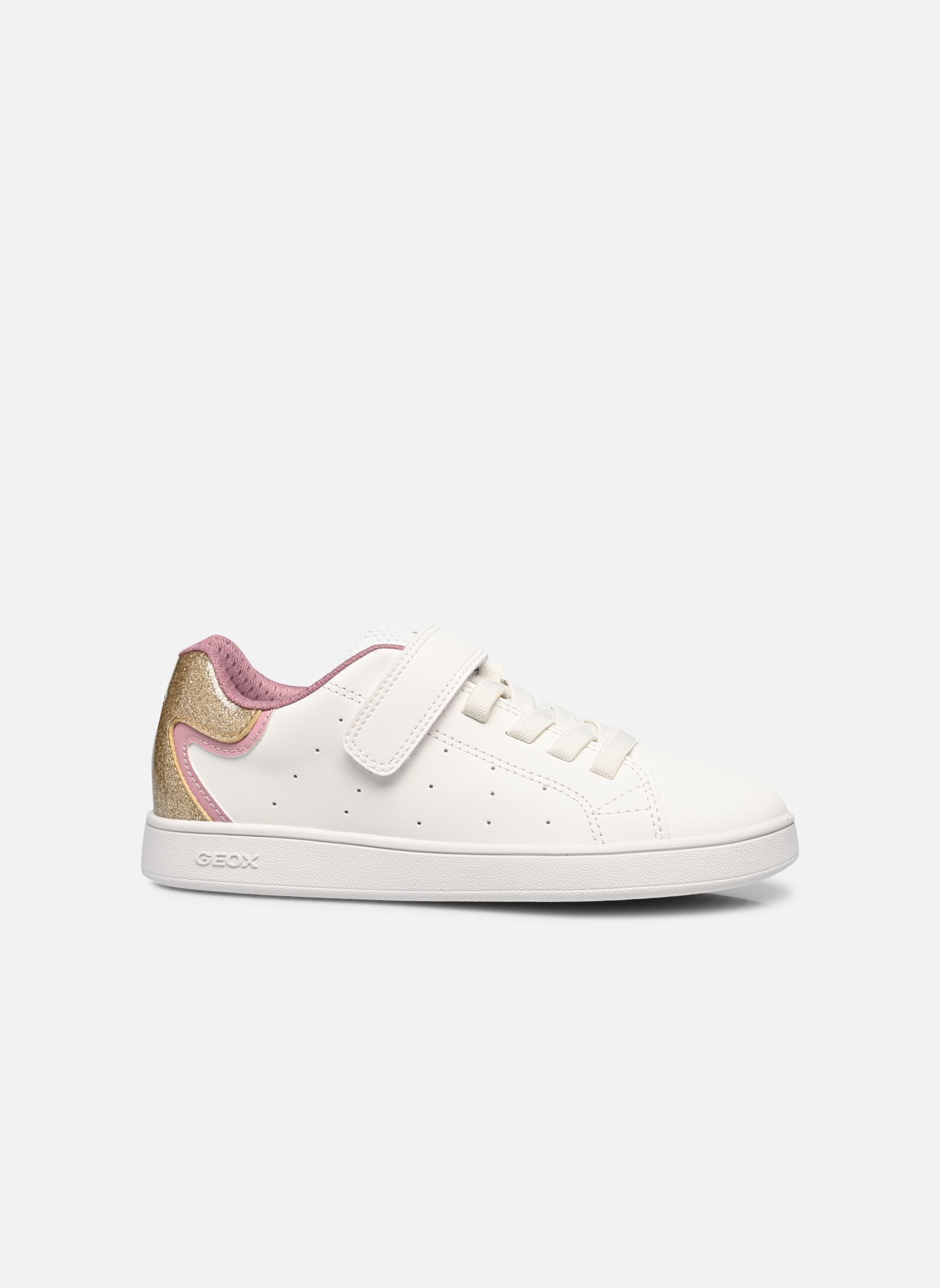Baskets basses J ECLYPER GIRL B fille blanc Geox Baskets basses J ECLYPER GIRL B fille blanc Blanc / Rose