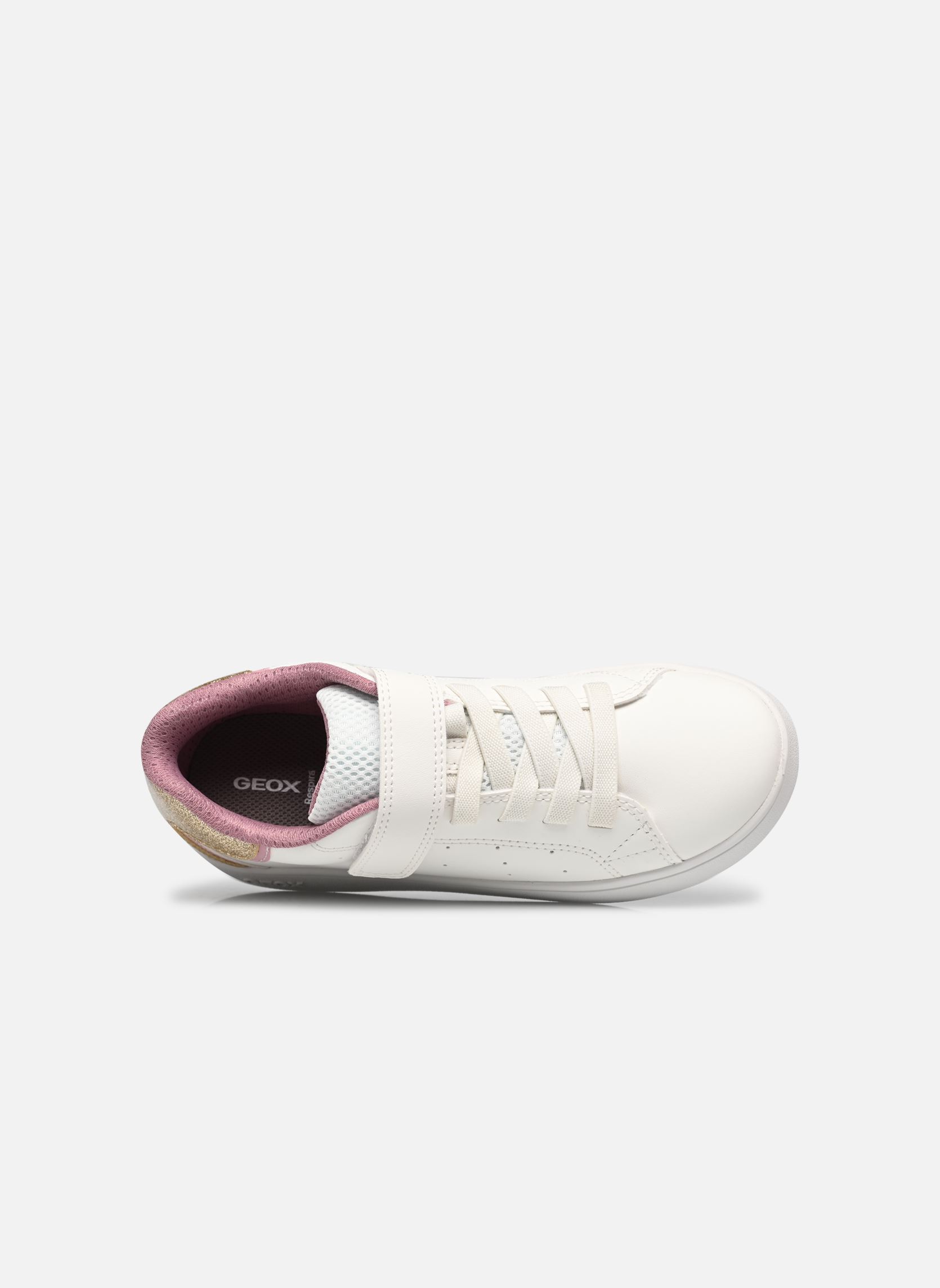 Baskets basses J ECLYPER GIRL B fille blanc Geox Baskets basses J ECLYPER GIRL B fille blanc Blanc / Rose