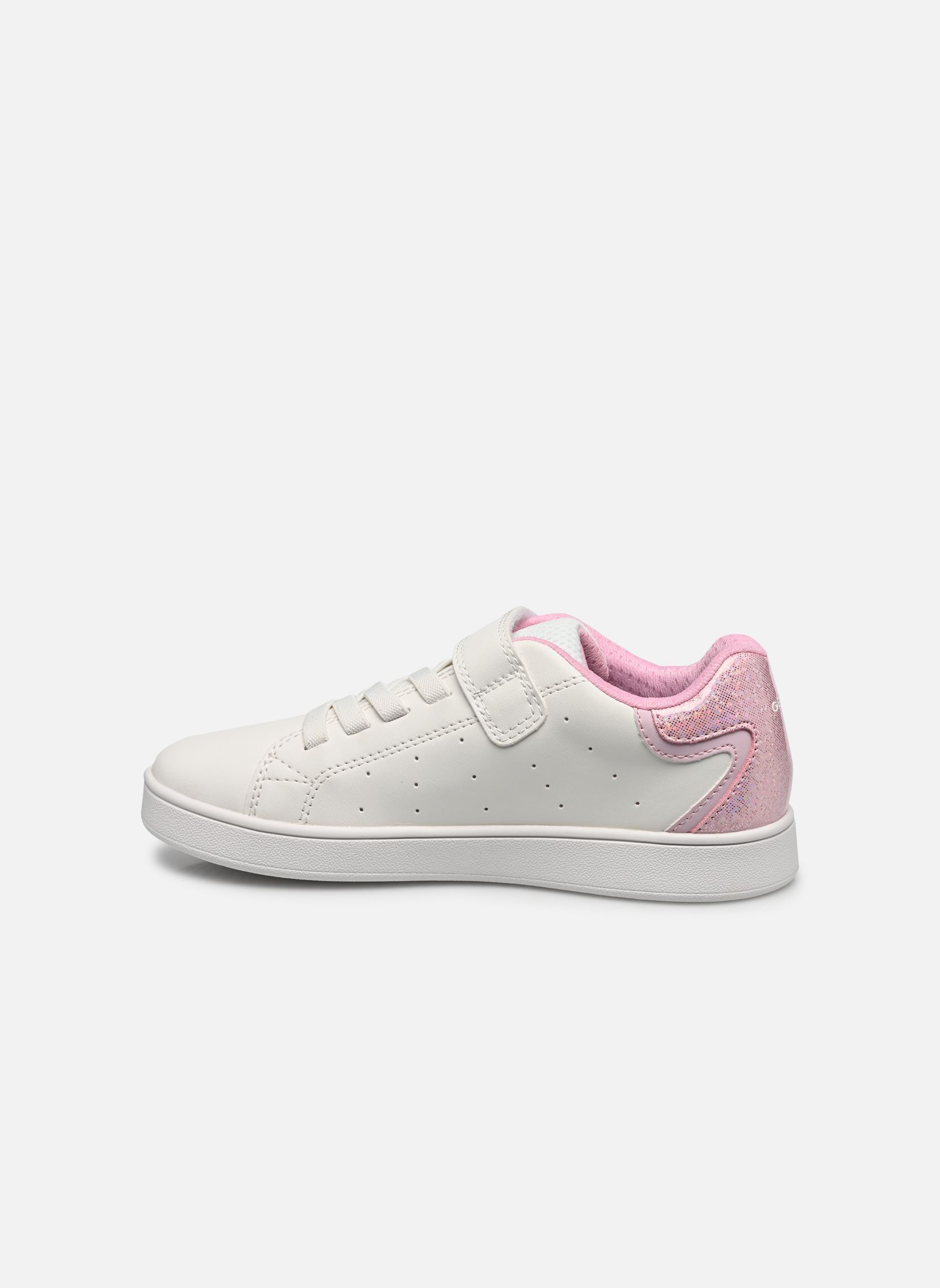 Niedrige Sneaker J ECLYPER GIRL B mädchen weiß Geox Niedrige Sneaker J ECLYPER GIRL B mädchen weiß White/pink