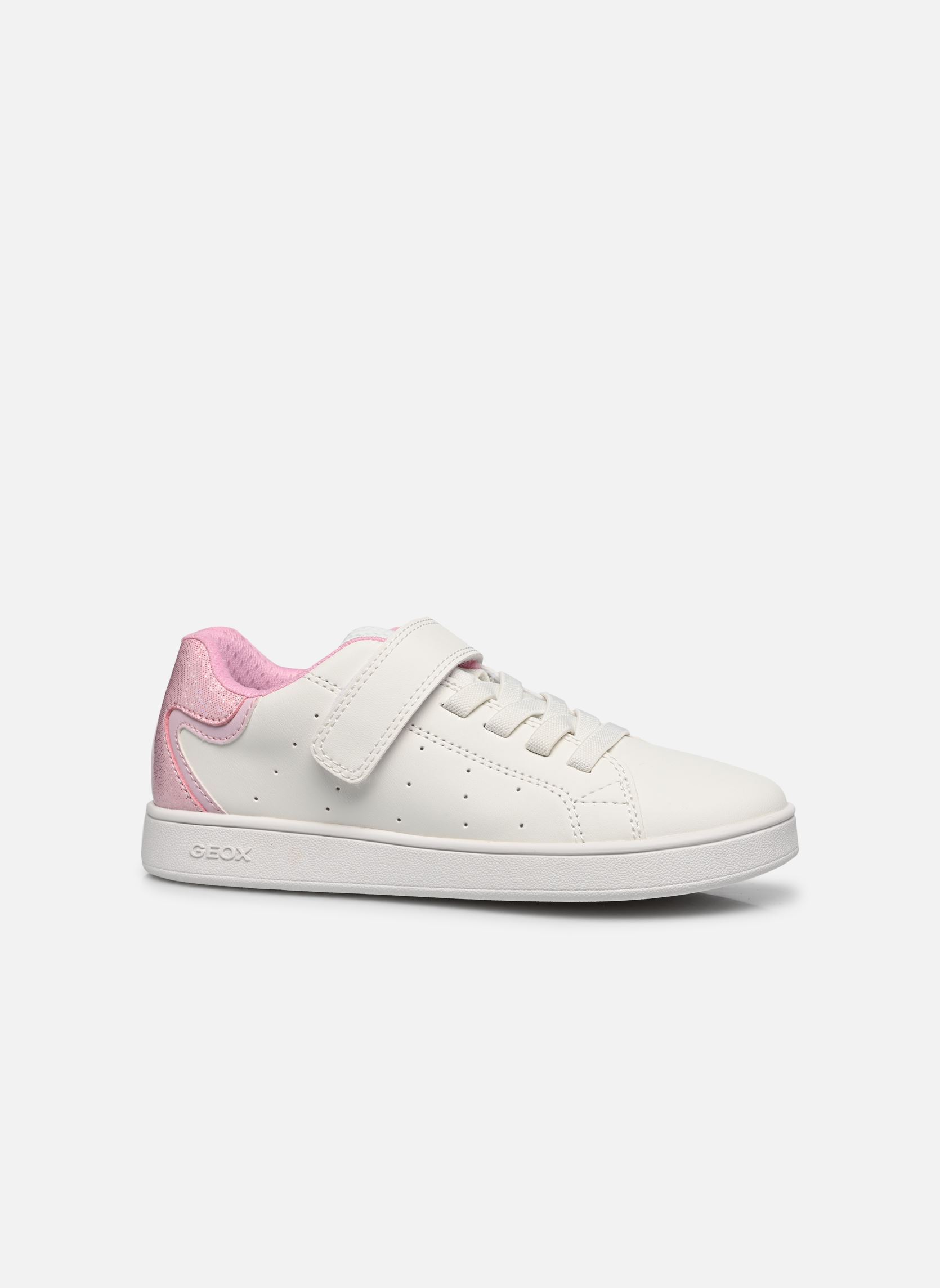 Niedrige Sneaker J ECLYPER GIRL B mädchen weiß Geox Niedrige Sneaker J ECLYPER GIRL B mädchen weiß White/pink