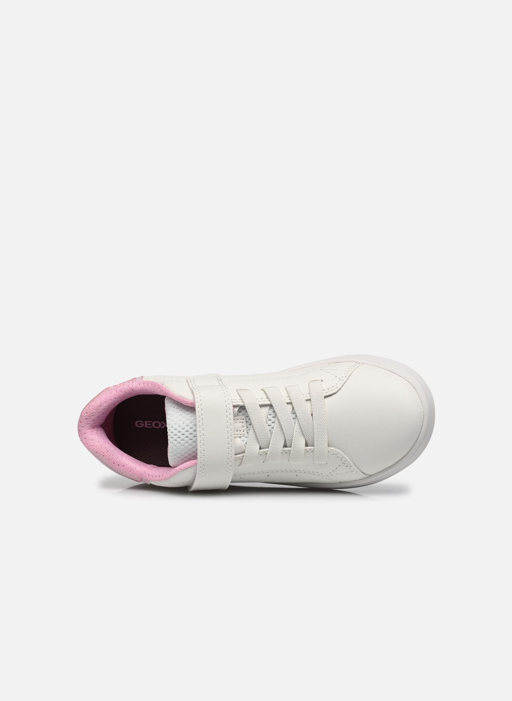 Niedrige Sneaker J ECLYPER GIRL B mädchen weiß Geox Niedrige Sneaker J ECLYPER GIRL B mädchen weiß White/pink