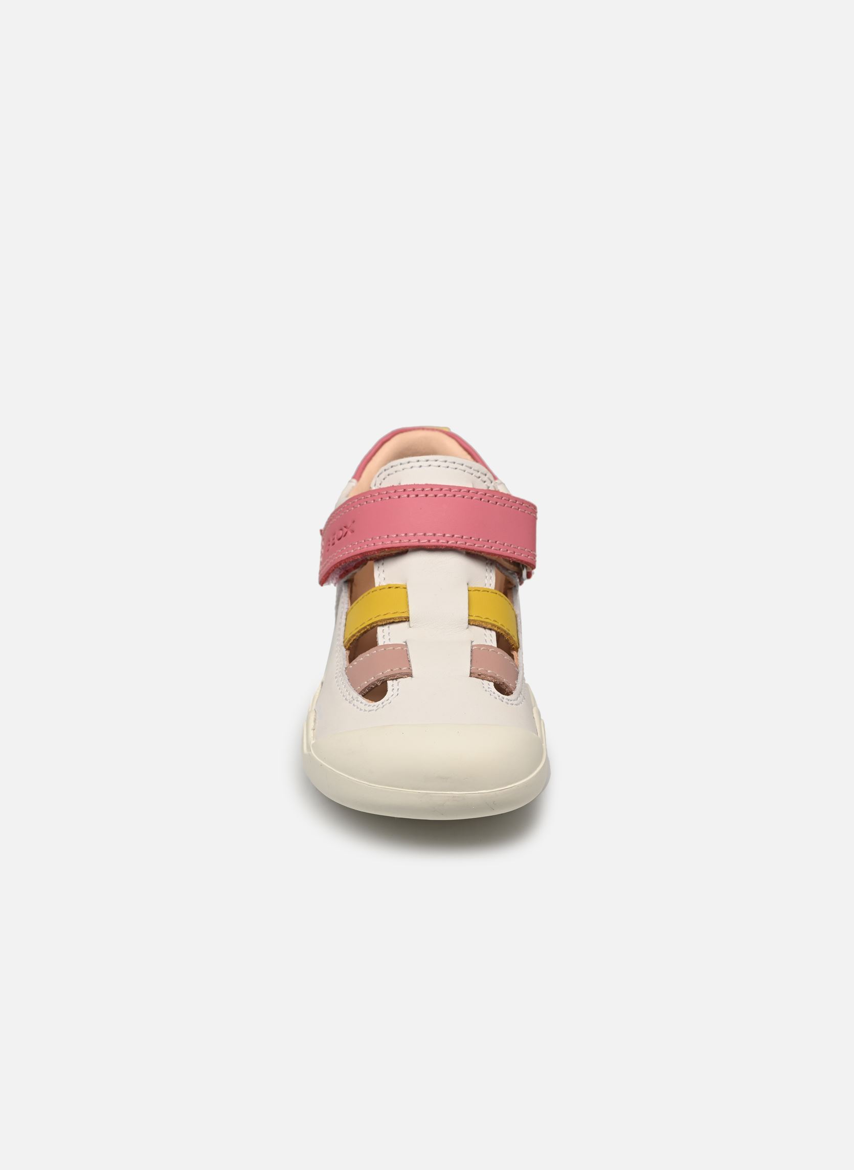 Sneakers basse B STEPPIEUP GIRL B bambina beige Geox Sneakers basse B STEPPIEUP GIRL B bambina beige White/Dk Pink