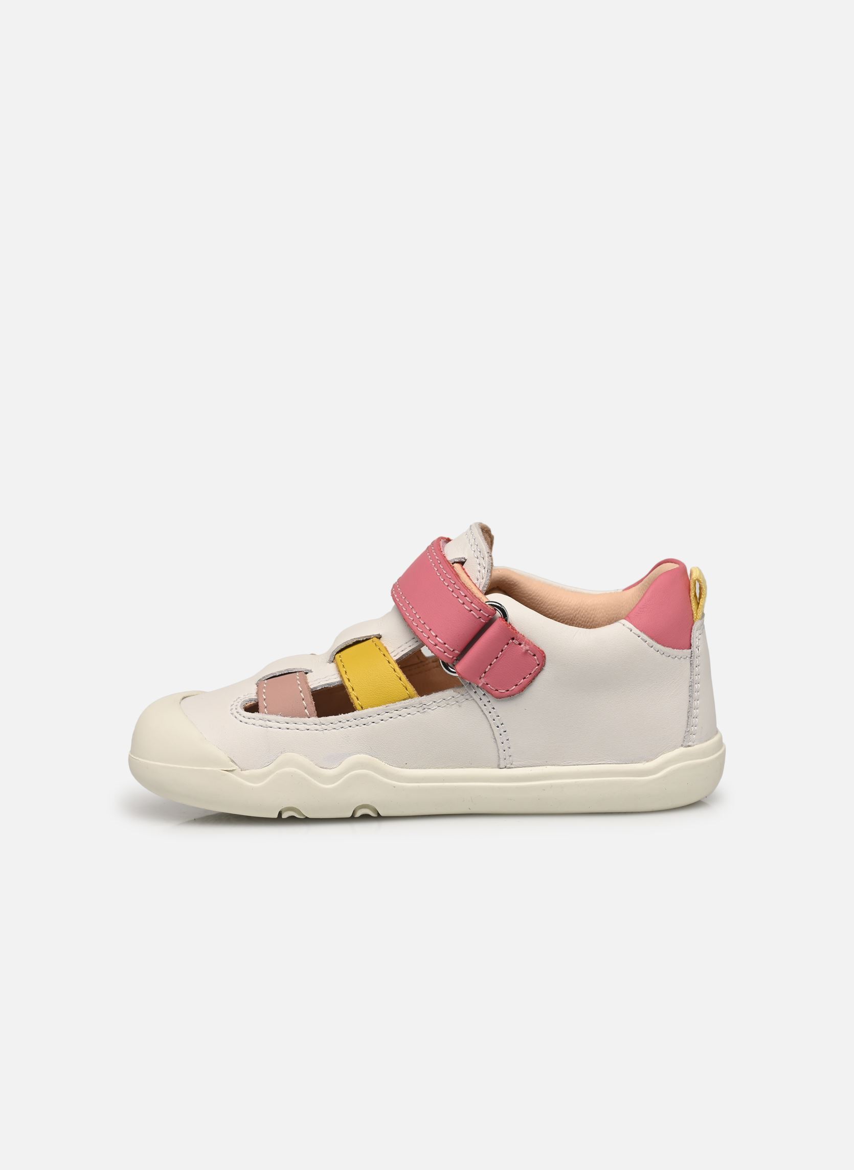 Sneakers basse B STEPPIEUP GIRL B bambina beige Geox Sneakers basse B STEPPIEUP GIRL B bambina beige White/Dk Pink