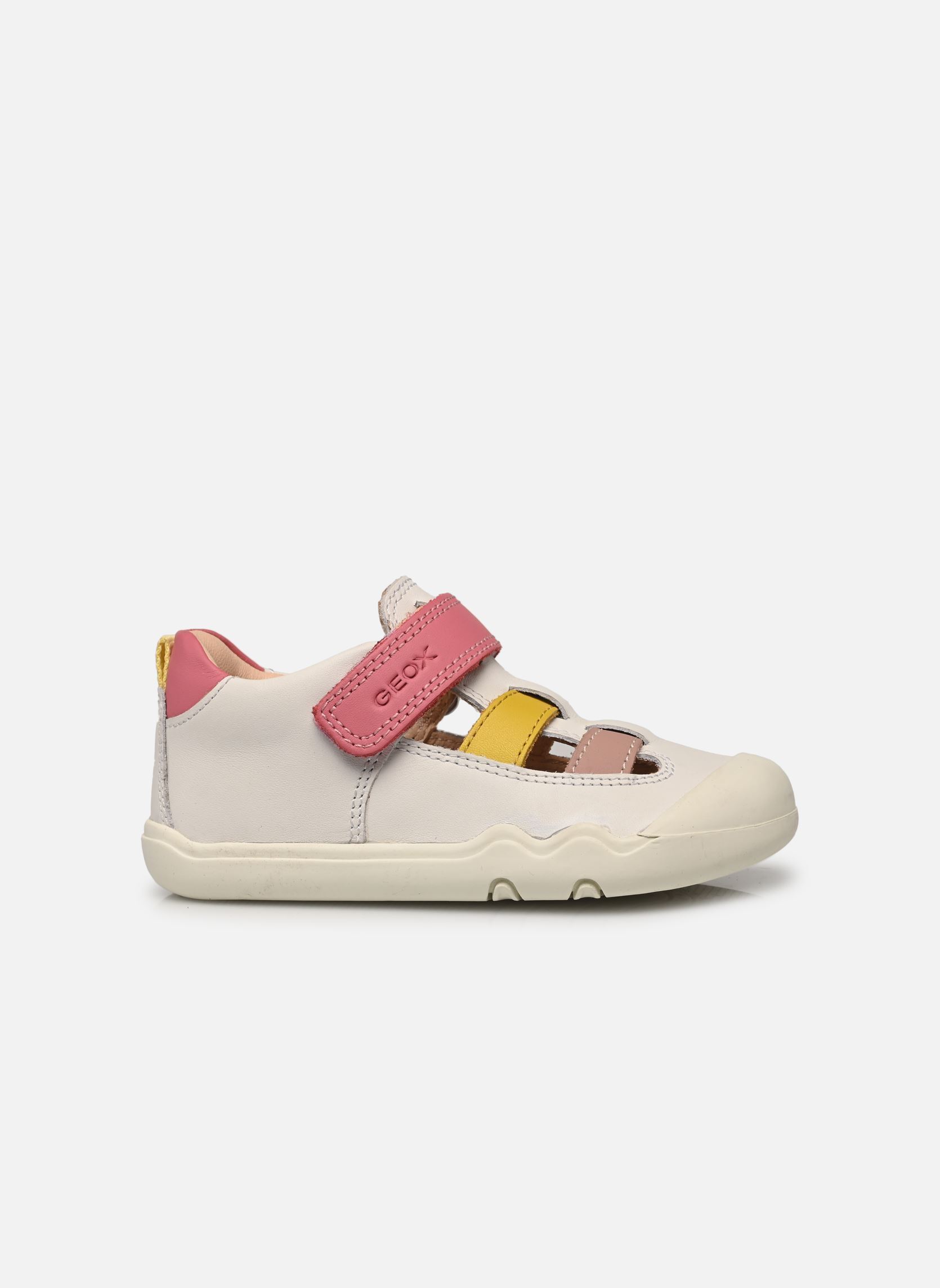 Sneakers basse B STEPPIEUP GIRL B bambina beige Geox Sneakers basse B STEPPIEUP GIRL B bambina beige White/Dk Pink
