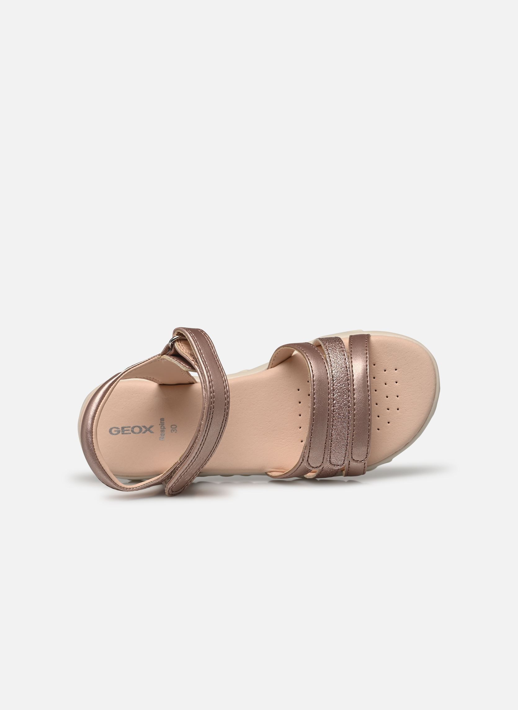 Sandalen J SANDAL HAITI GIRL B meisjes roze Geox Sandalen J SANDAL HAITI GIRL B meisjes roze ROSE PÂLE