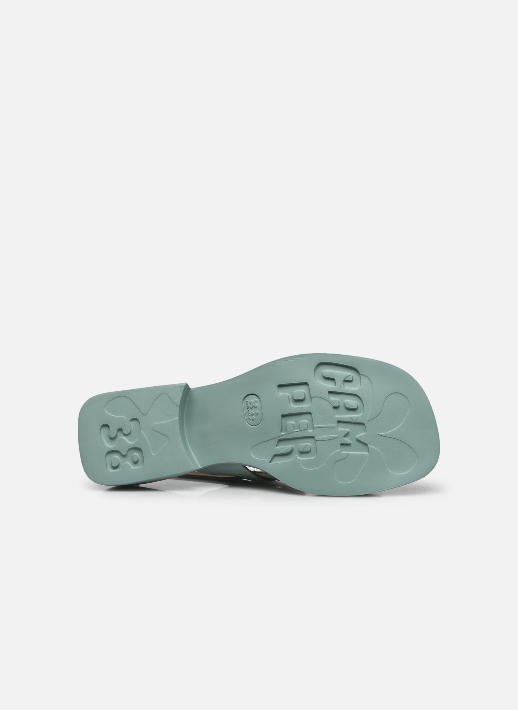 Sandales plates Dana K201486 femme bleu Camper Sandales plates Dana K201486 femme bleu Medium Green