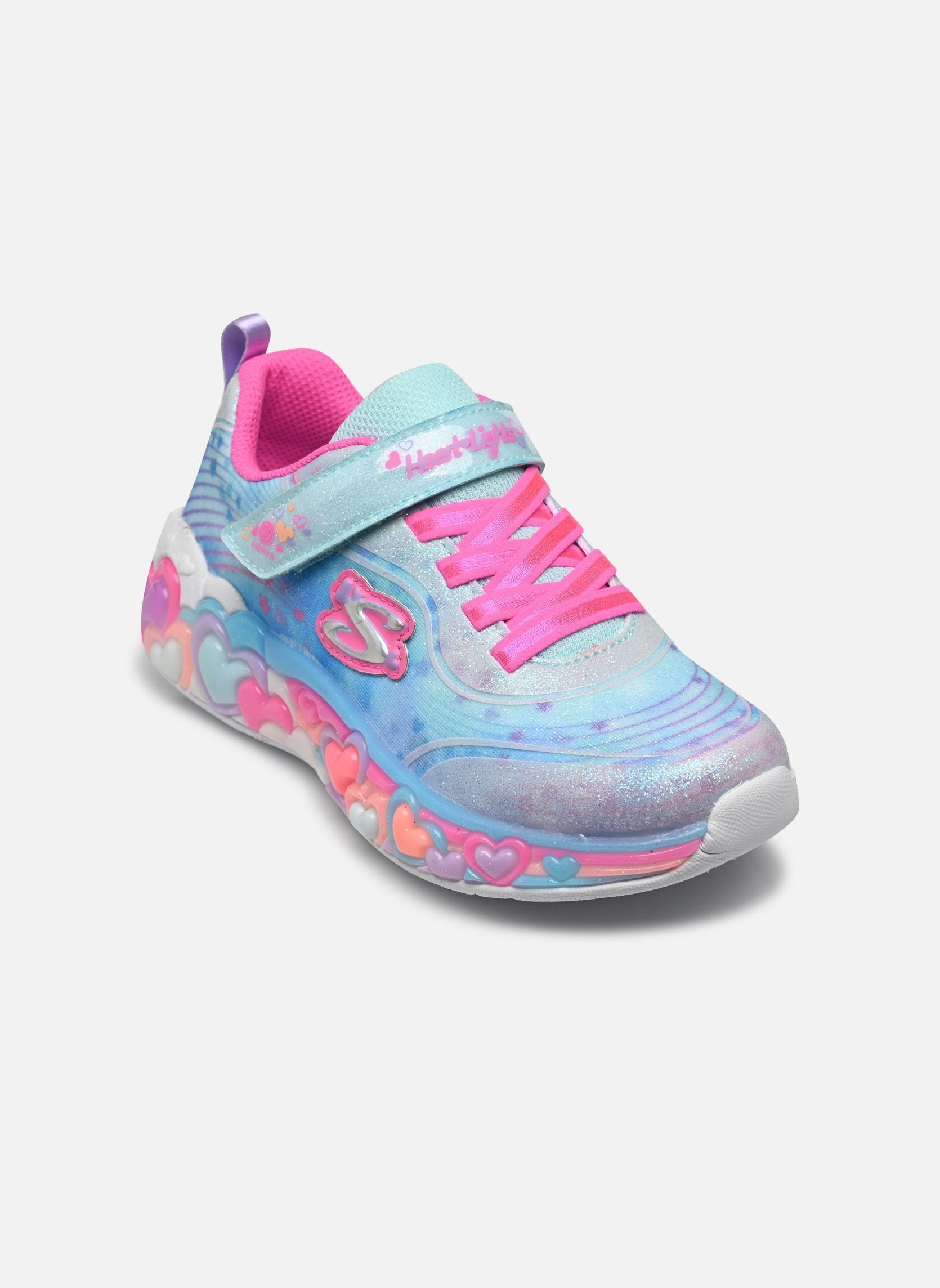 Baskets basses enfant Skechers Eternal Heart Lights - vue 2