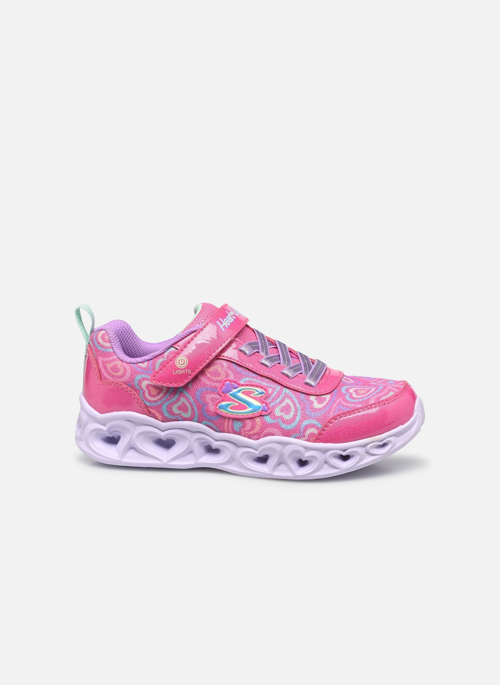 Baskets Heart Lights - Boogie Love fille rose Skechers Baskets Heart Lights - Boogie Love fille rose HPMT