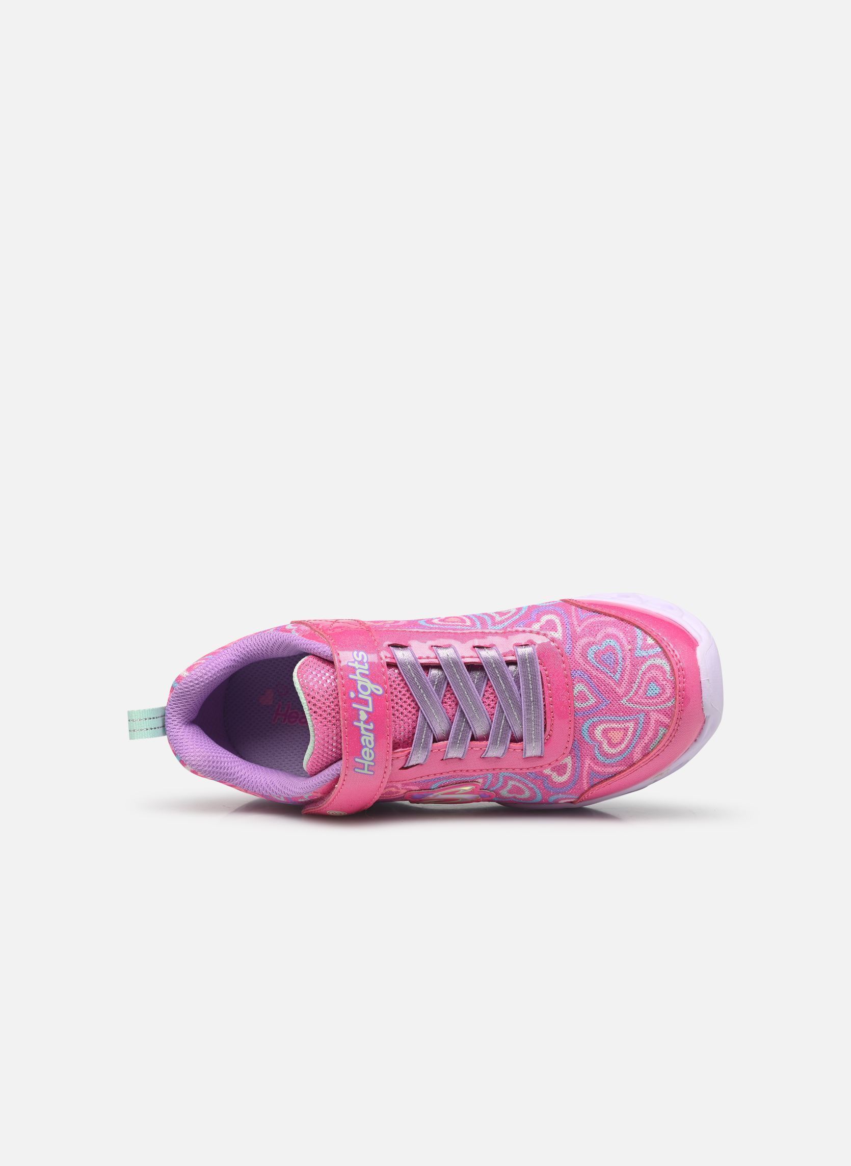 Baskets Heart Lights - Boogie Love fille rose Skechers Baskets Heart Lights - Boogie Love fille rose HPMT