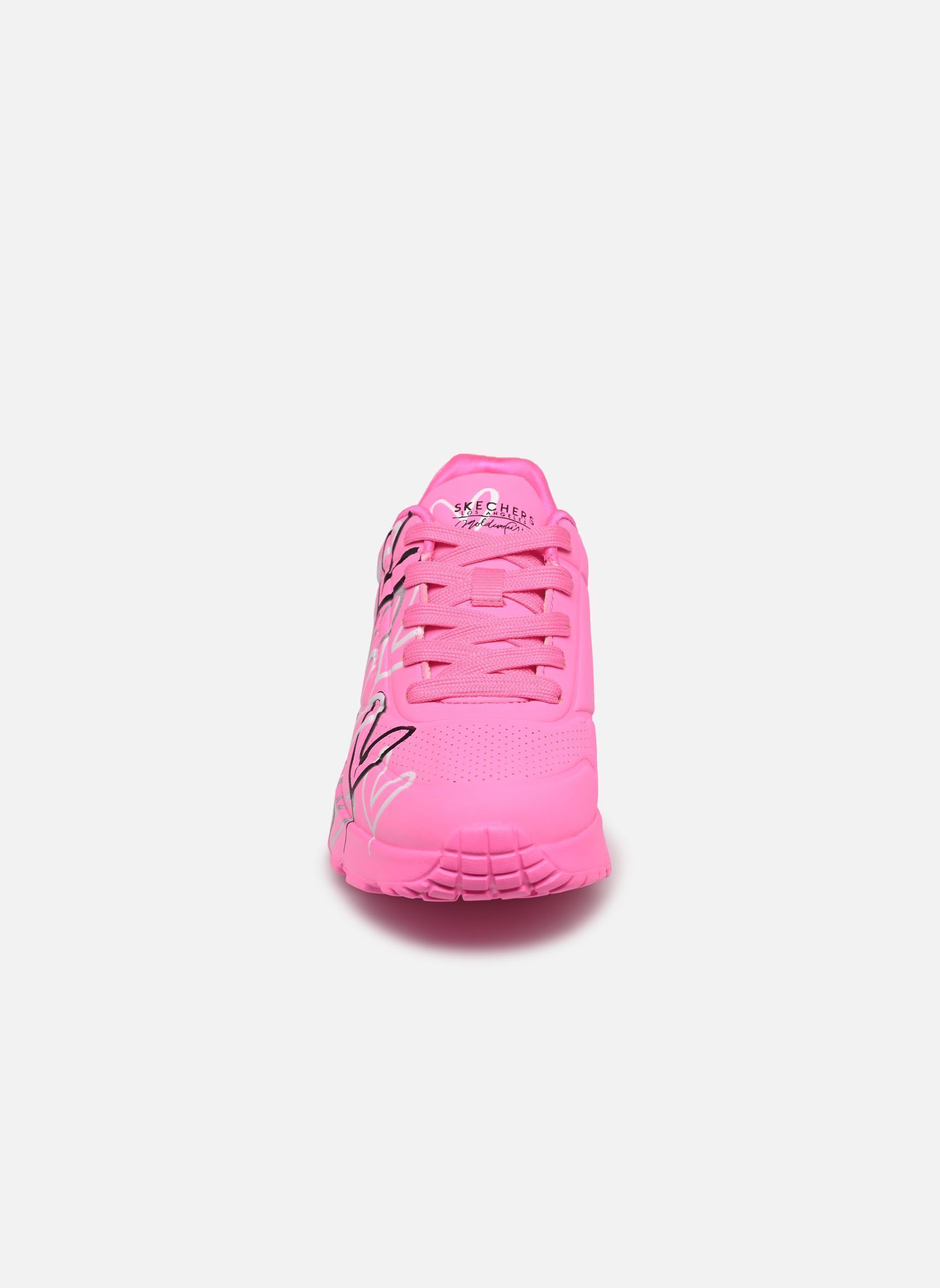 Baskets Uno Lite - Metallic Love Goldcrown fille rose Skechers Baskets Uno Lite - Metallic Love Goldcrown fille rose HPMT