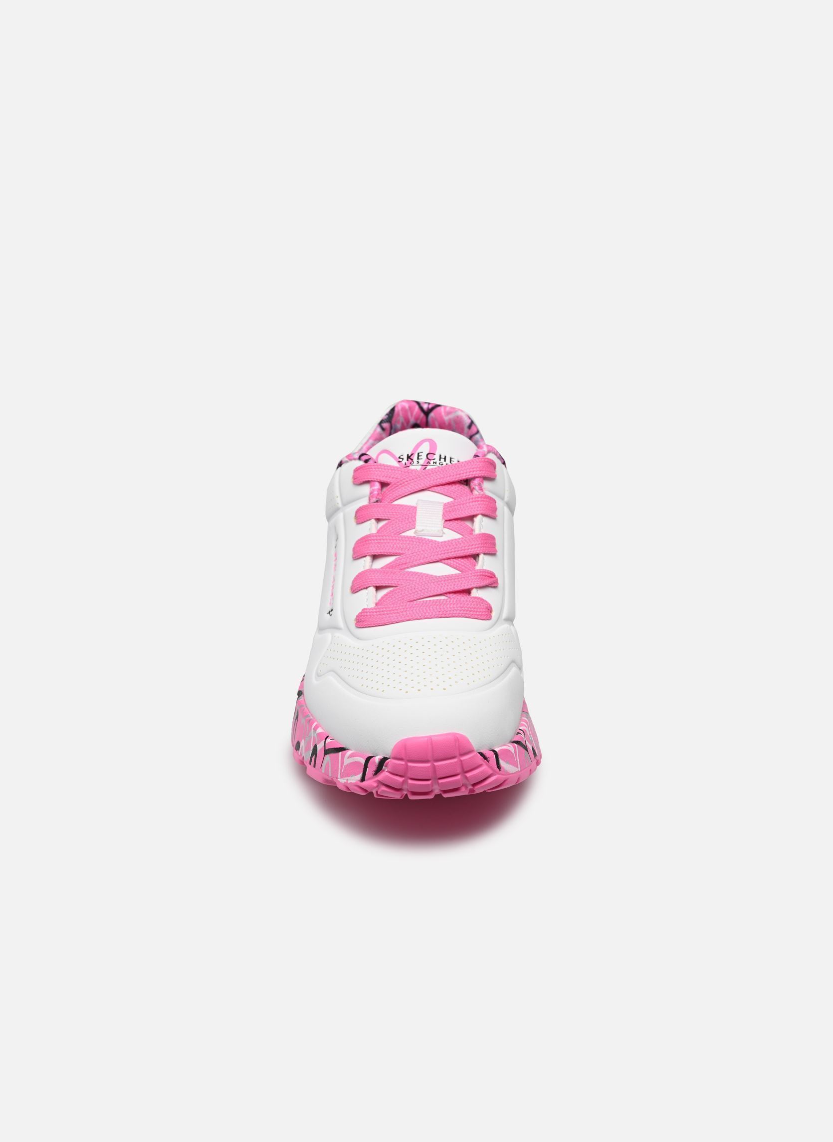 Baskets Uno Lite Goldcrown fille blanc Skechers Baskets Uno Lite Goldcrown fille blanc WHP