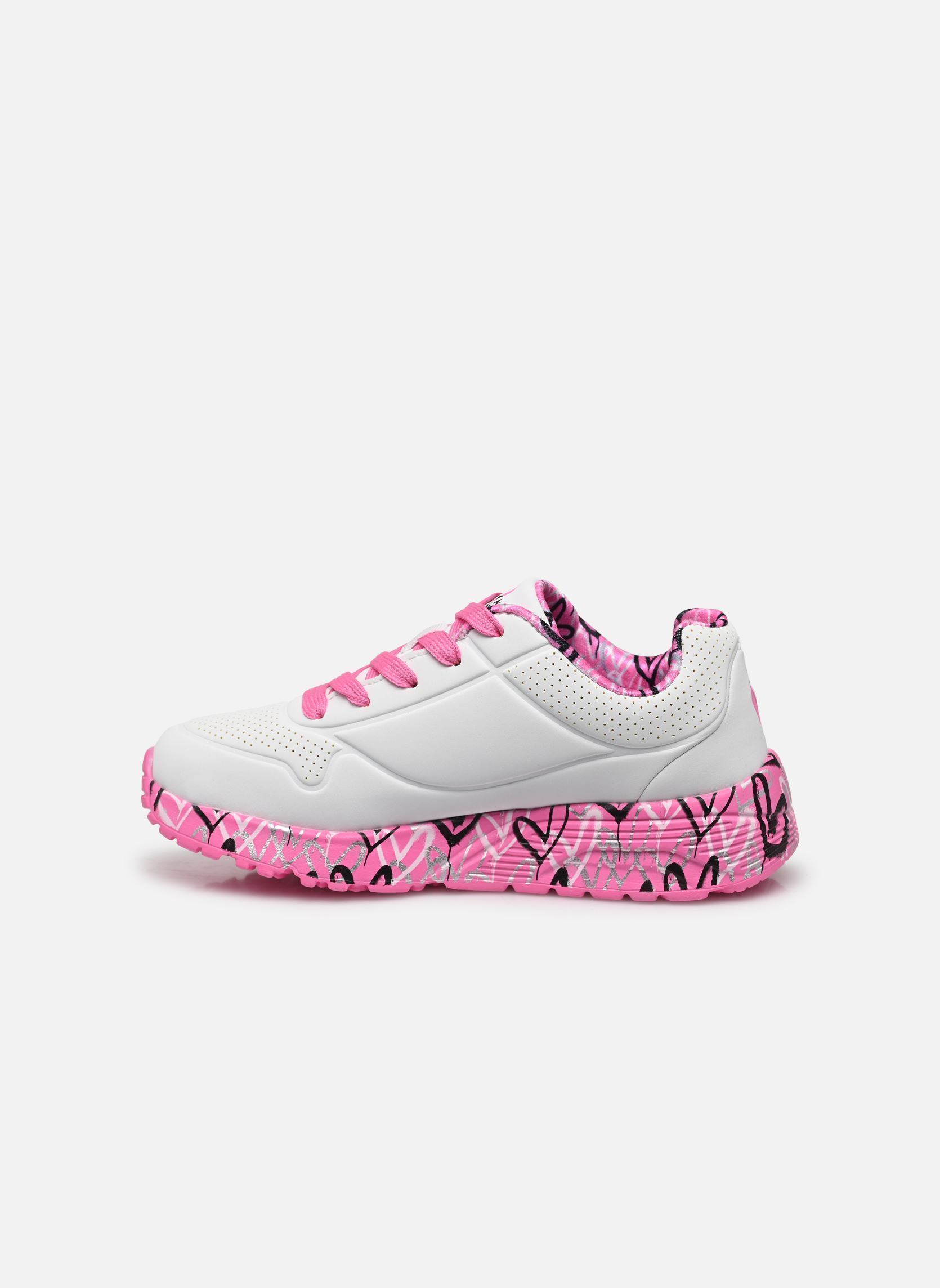 Baskets Uno Lite Goldcrown fille blanc Skechers Baskets Uno Lite Goldcrown fille blanc WHP