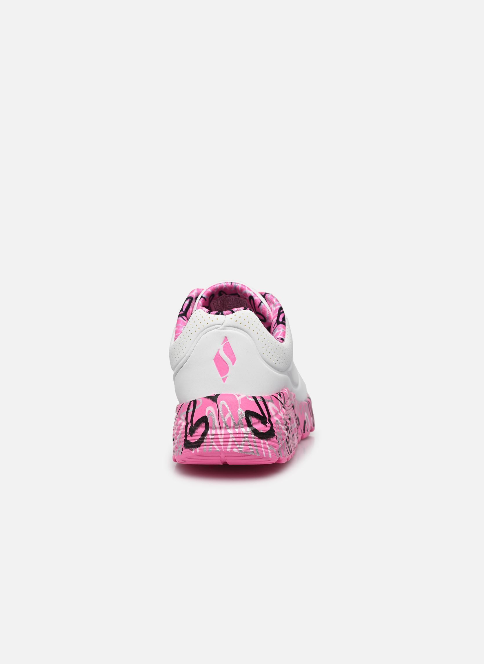 Baskets Uno Lite Goldcrown fille blanc Skechers Baskets Uno Lite Goldcrown fille blanc WHP