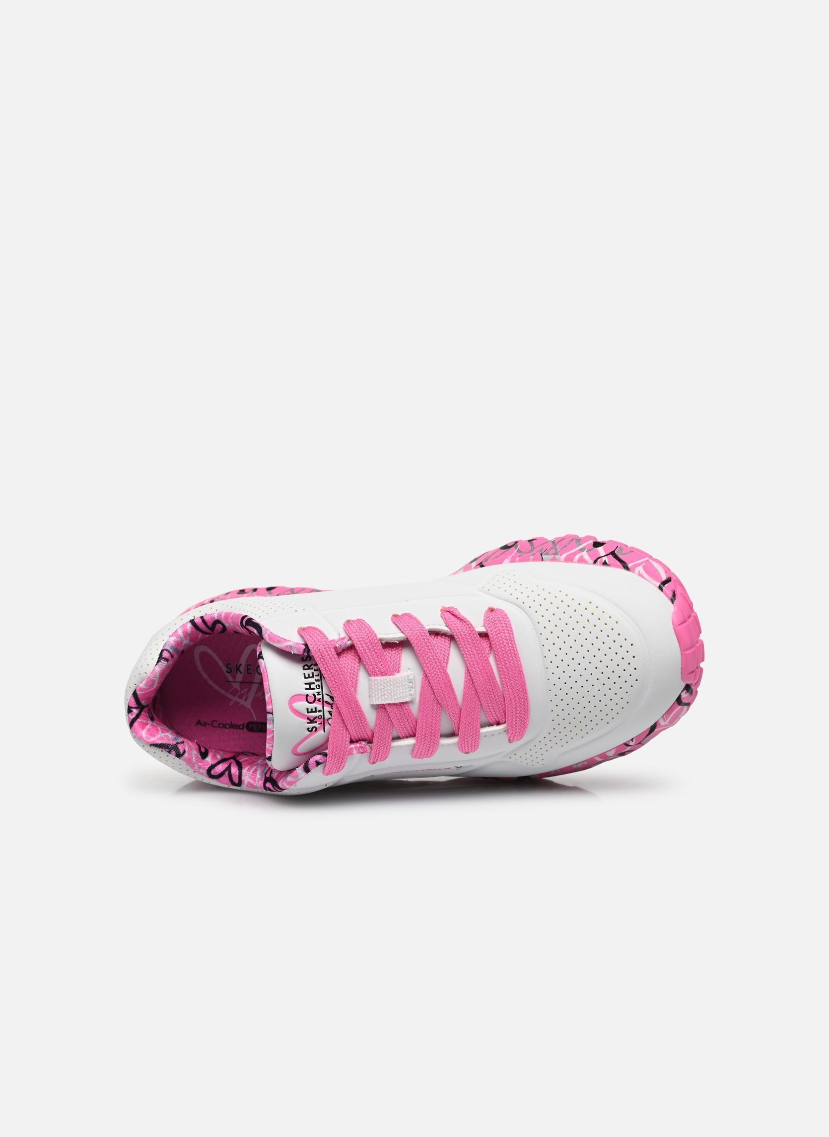 Baskets Uno Lite Goldcrown fille blanc Skechers Baskets Uno Lite Goldcrown fille blanc WHP