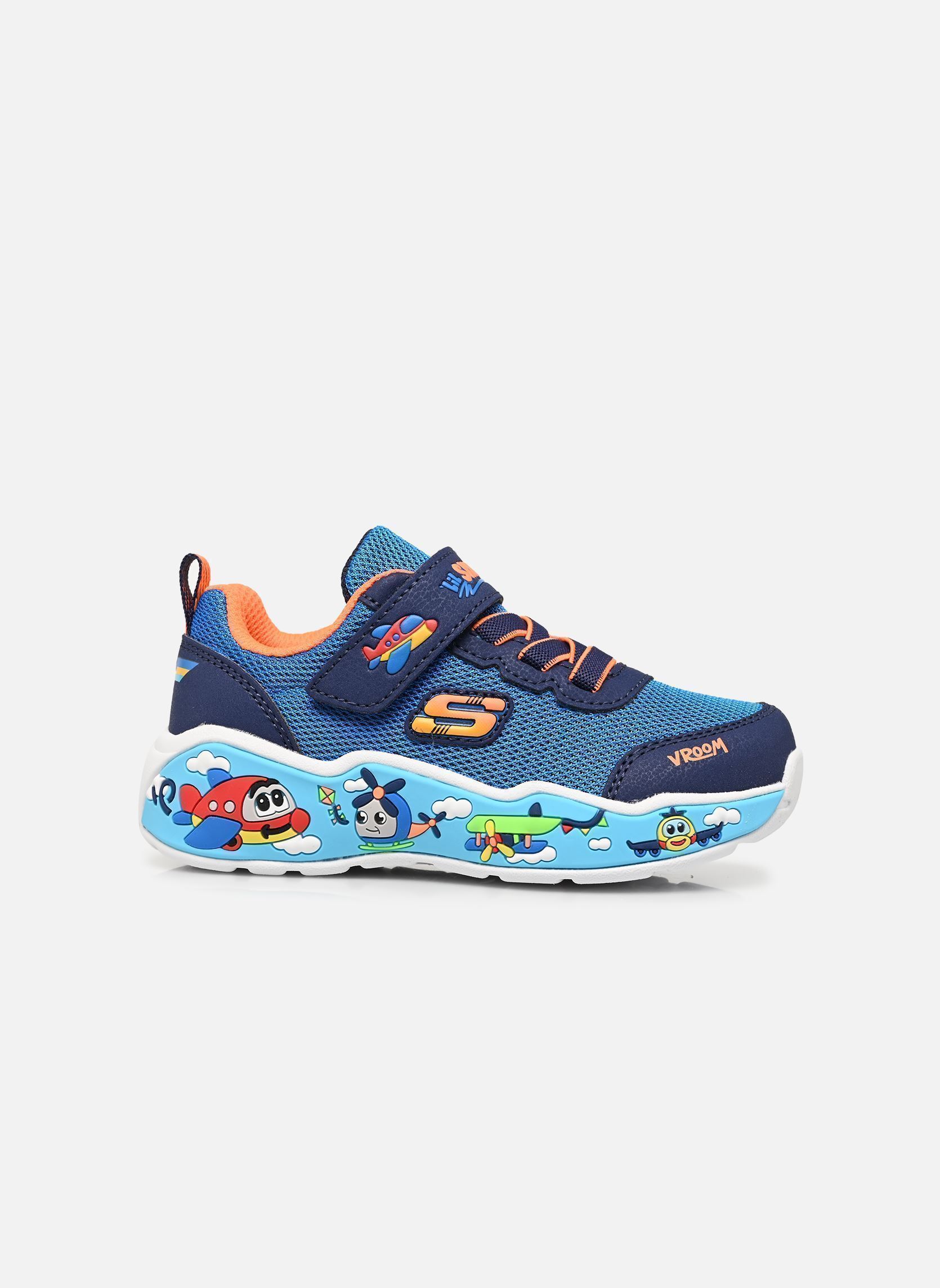 Baskets Play Scene garçon bleu Skechers Baskets Play Scene garçon bleu BLNV