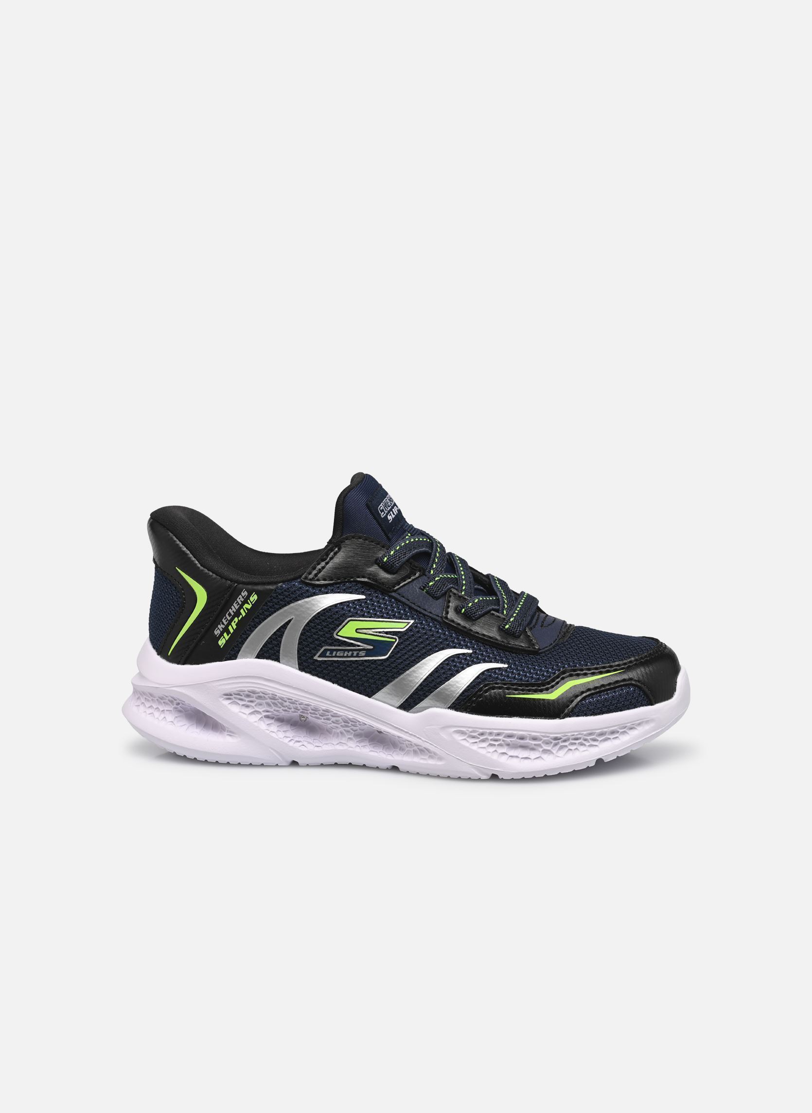 Baskets SLIP-INS Skechers Meteor-Lights - Brisk- garçon bleu Skechers Baskets SLIP-INS Skechers Meteor-Lights - Brisk- garçon bleu NVBK