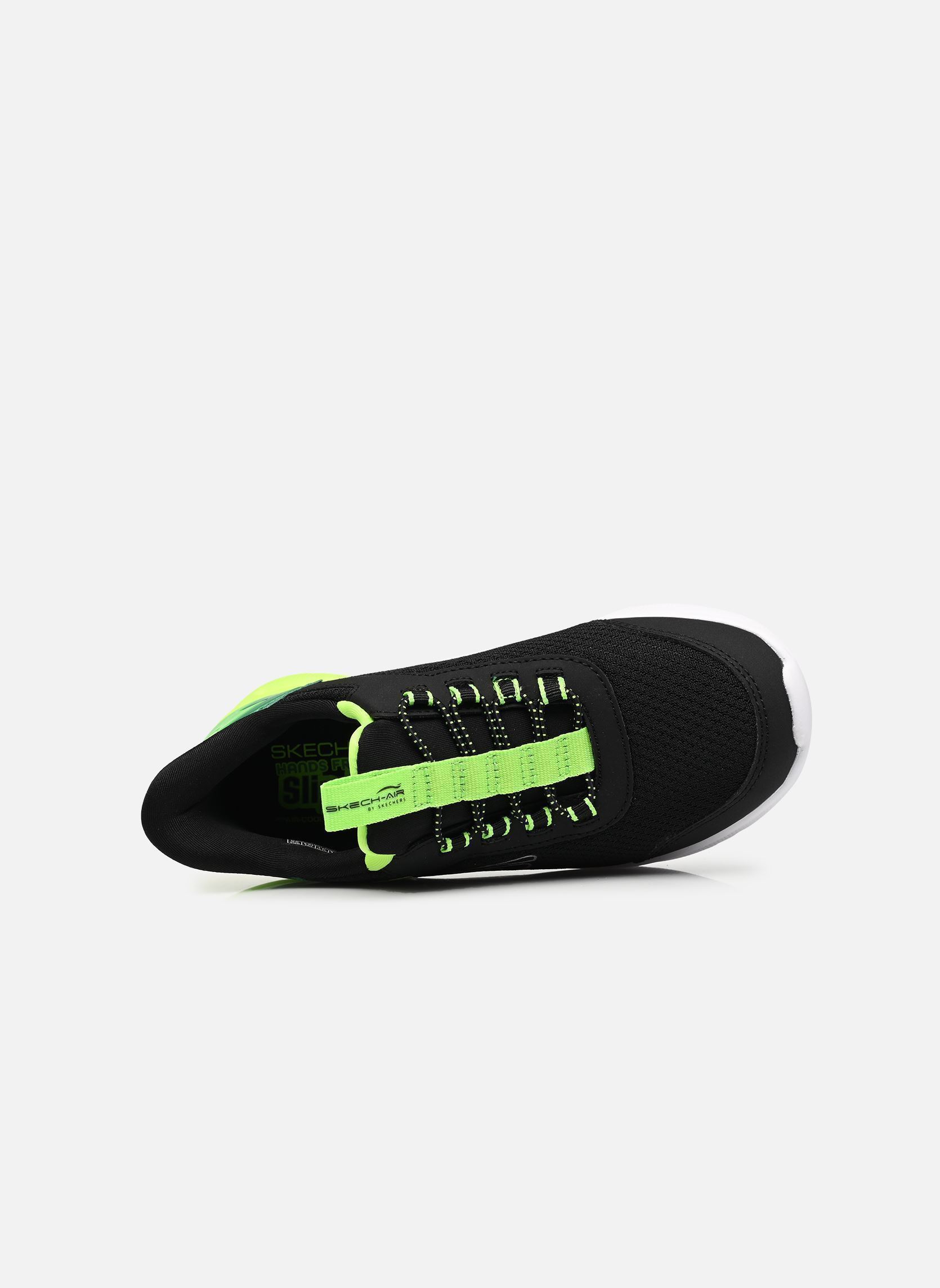 Baskets SLIP-INS Microspec Max - Brisk-Stripe garçon noir Skechers Baskets SLIP-INS Microspec Max - Brisk-Stripe garçon noir BKLM
