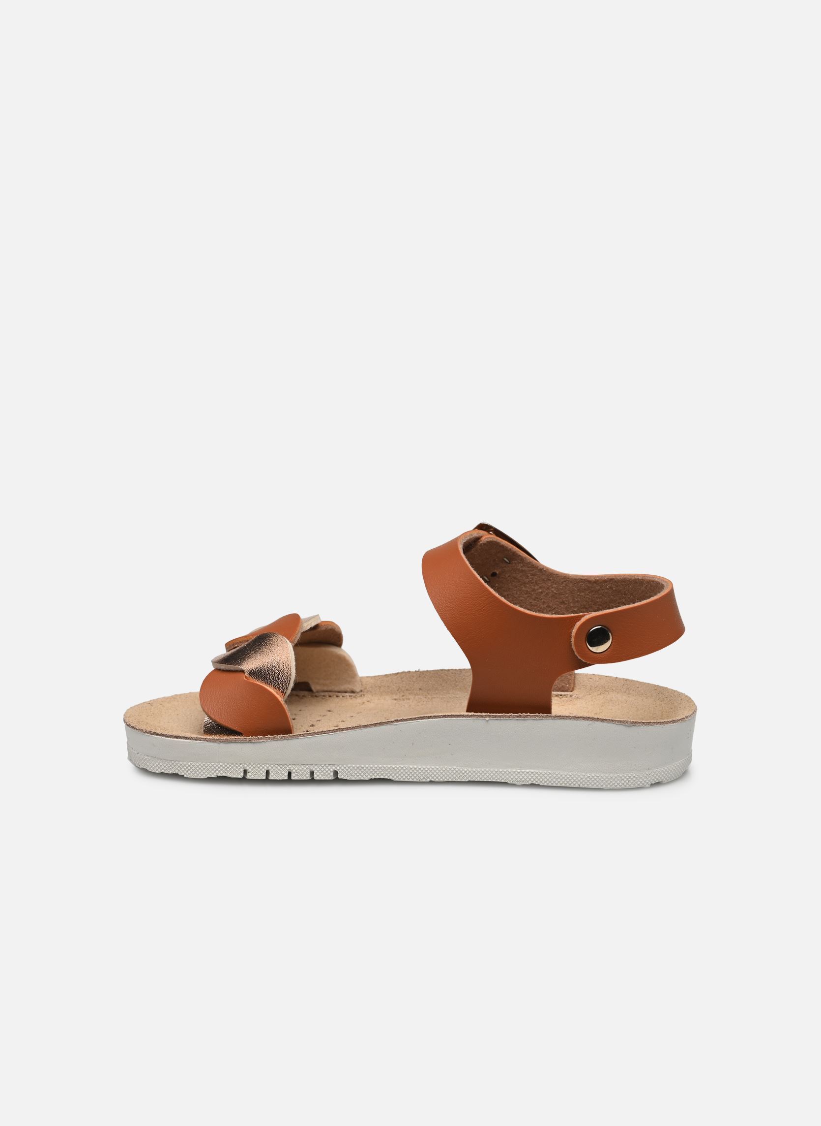 Sandales J SANDAL COSTAREI GI A fille marron Geox Sandales J SANDAL COSTAREI GI A fille marron BISCUIT/ROSE GOLD
