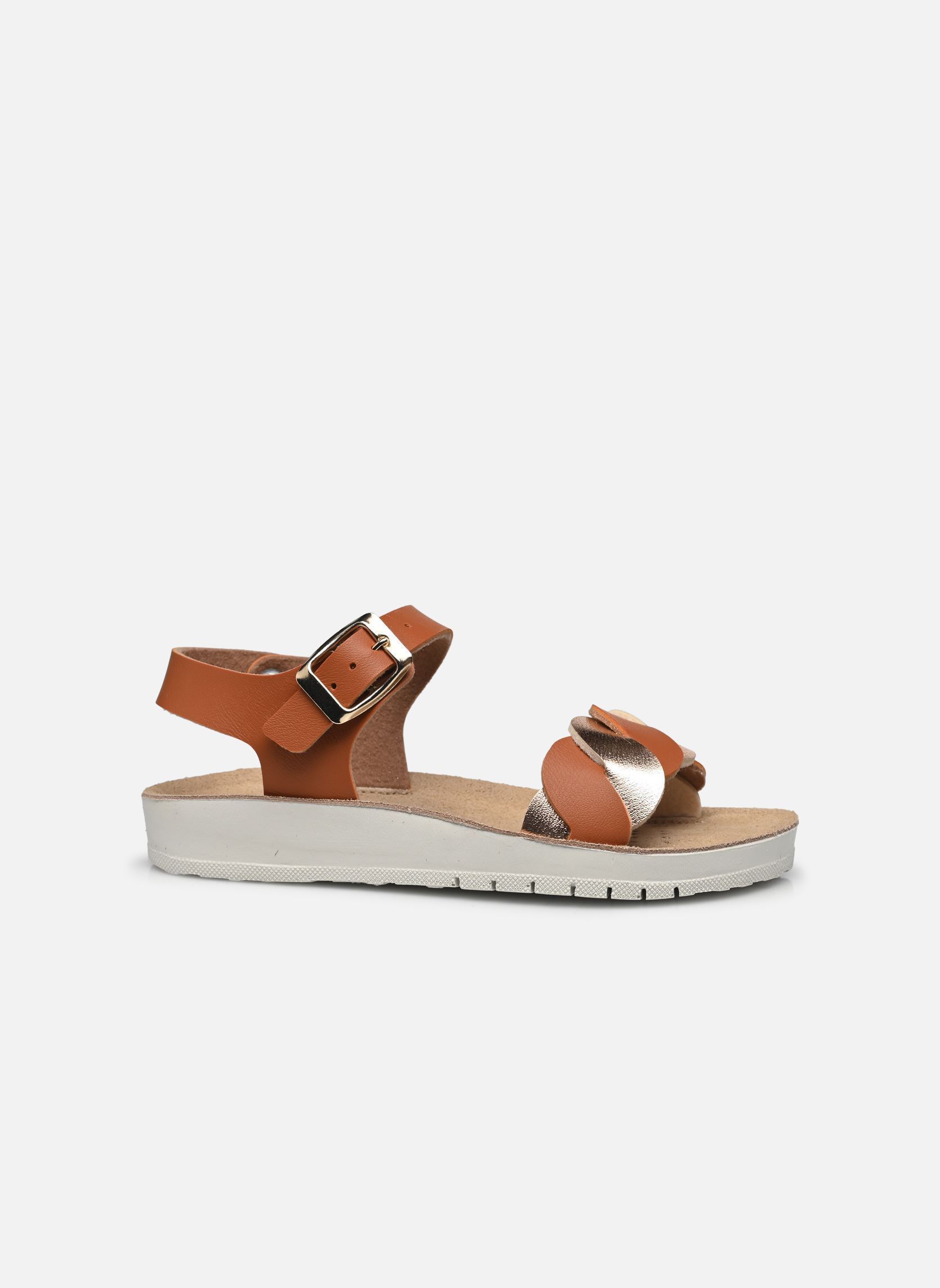 Sandales J SANDAL COSTAREI GI A fille marron Geox Sandales J SANDAL COSTAREI GI A fille marron BISCUIT/ROSE GOLD
