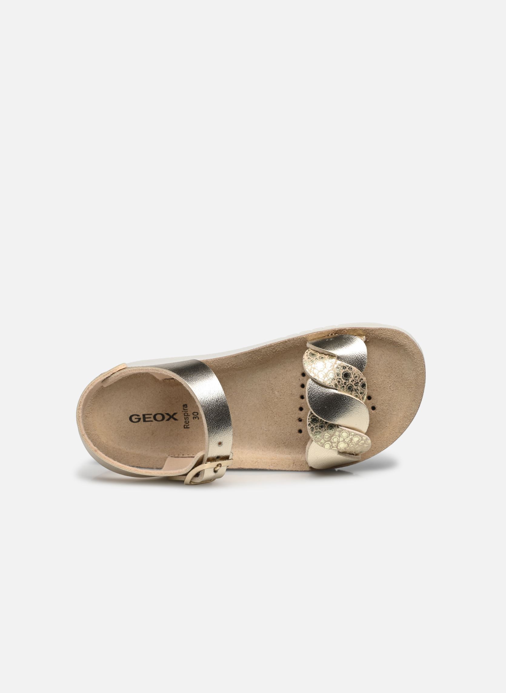 Sandalen J SANDAL COSTAREI GI A mädchen silber Geox Sandalen J SANDAL COSTAREI GI A mädchen silber Platine