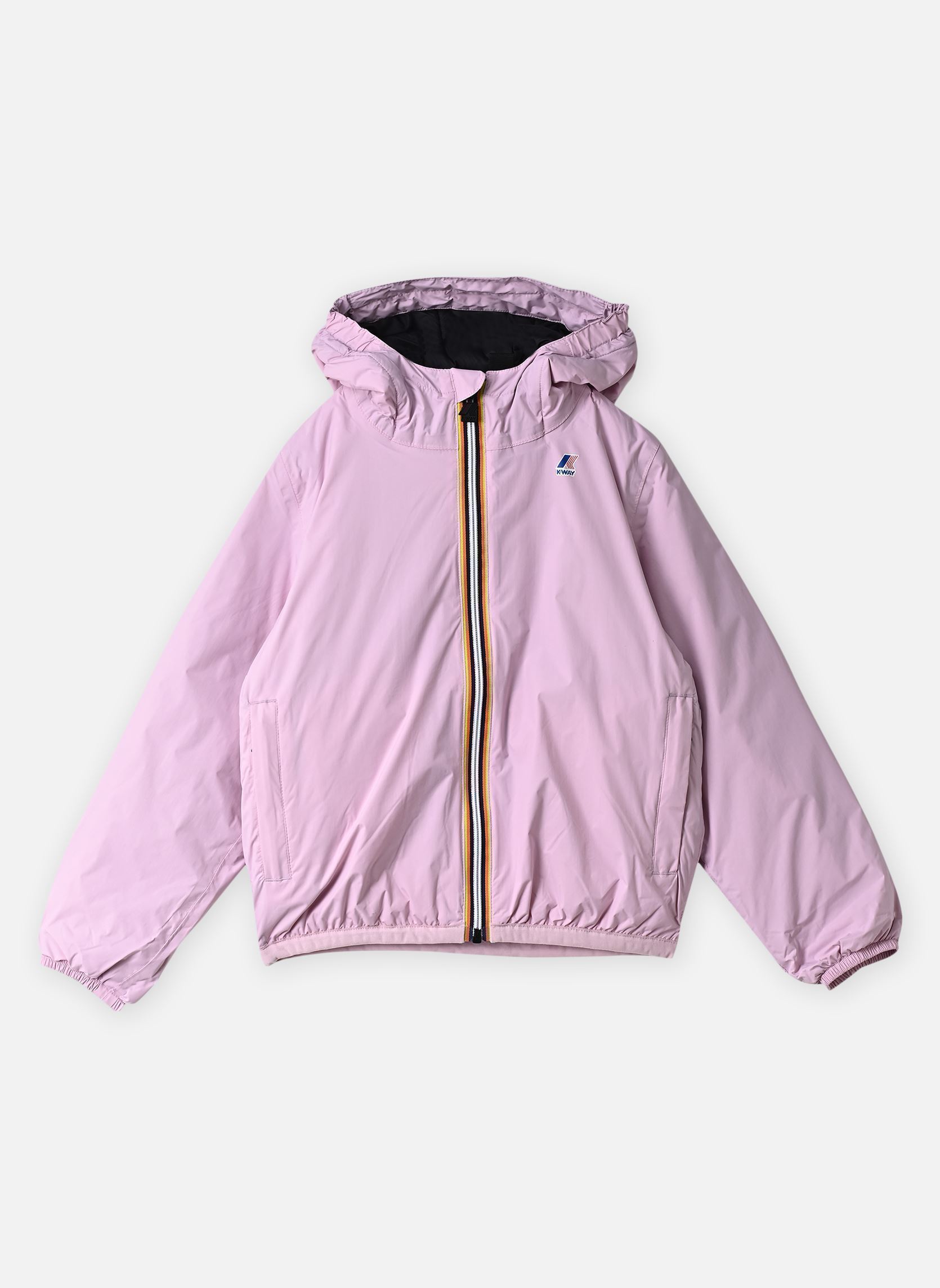 Blouson enfant K Way Giubbino rosa per bambina - vue 2