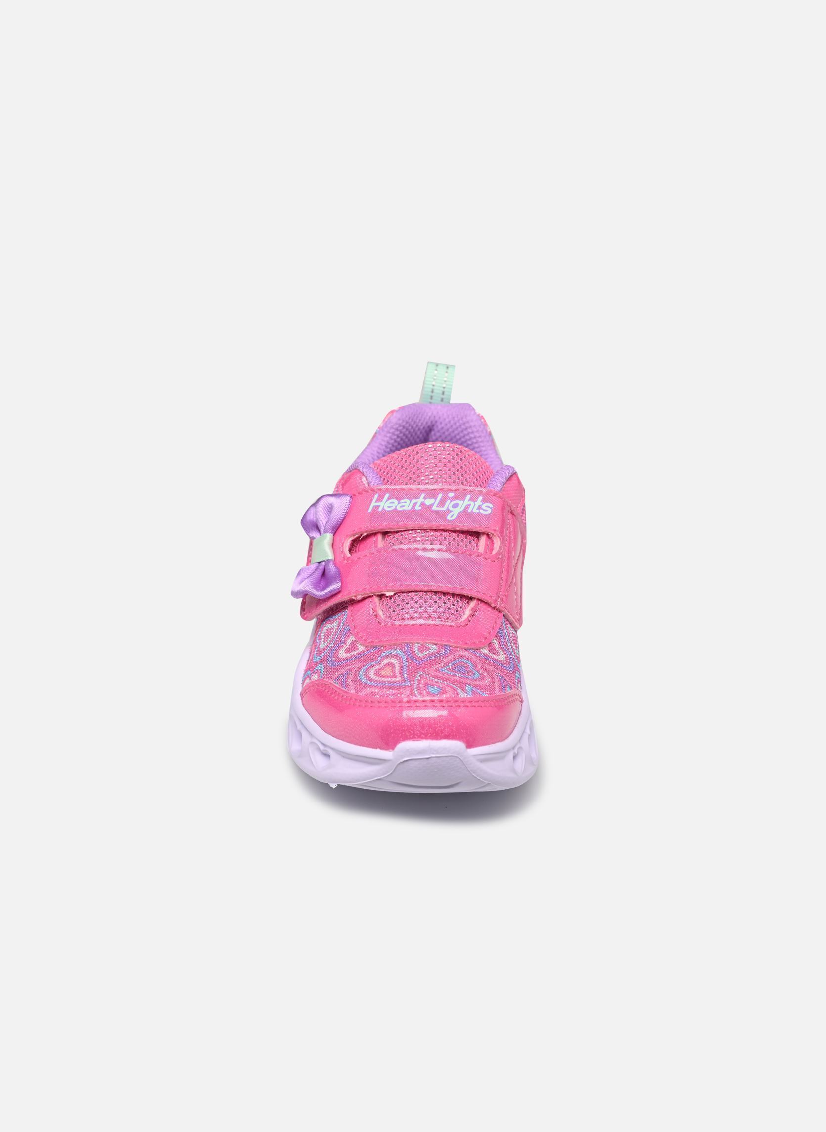 Baskets Heart Lighs - Boogie Land fille rose Skechers Baskets Heart Lighs - Boogie Land fille rose HPMT