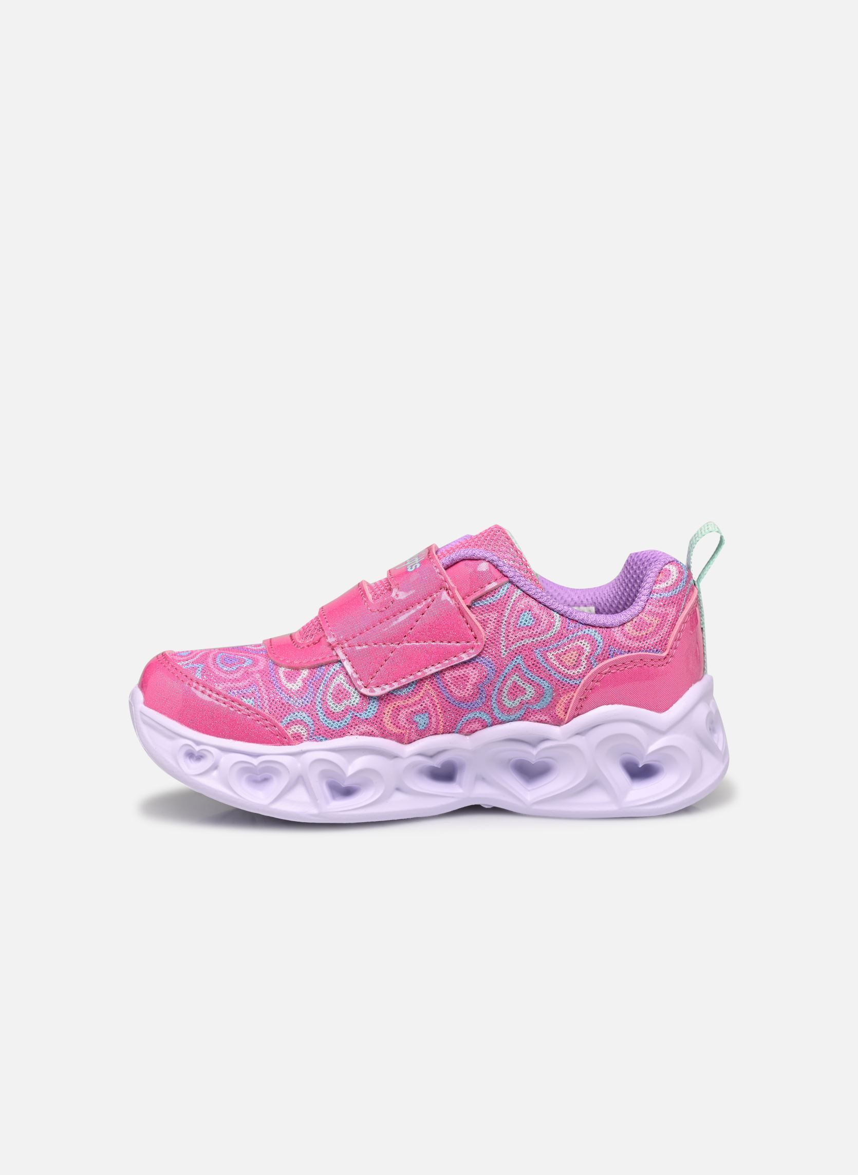 Baskets Heart Lighs - Boogie Land fille rose Skechers Baskets Heart Lighs - Boogie Land fille rose HPMT