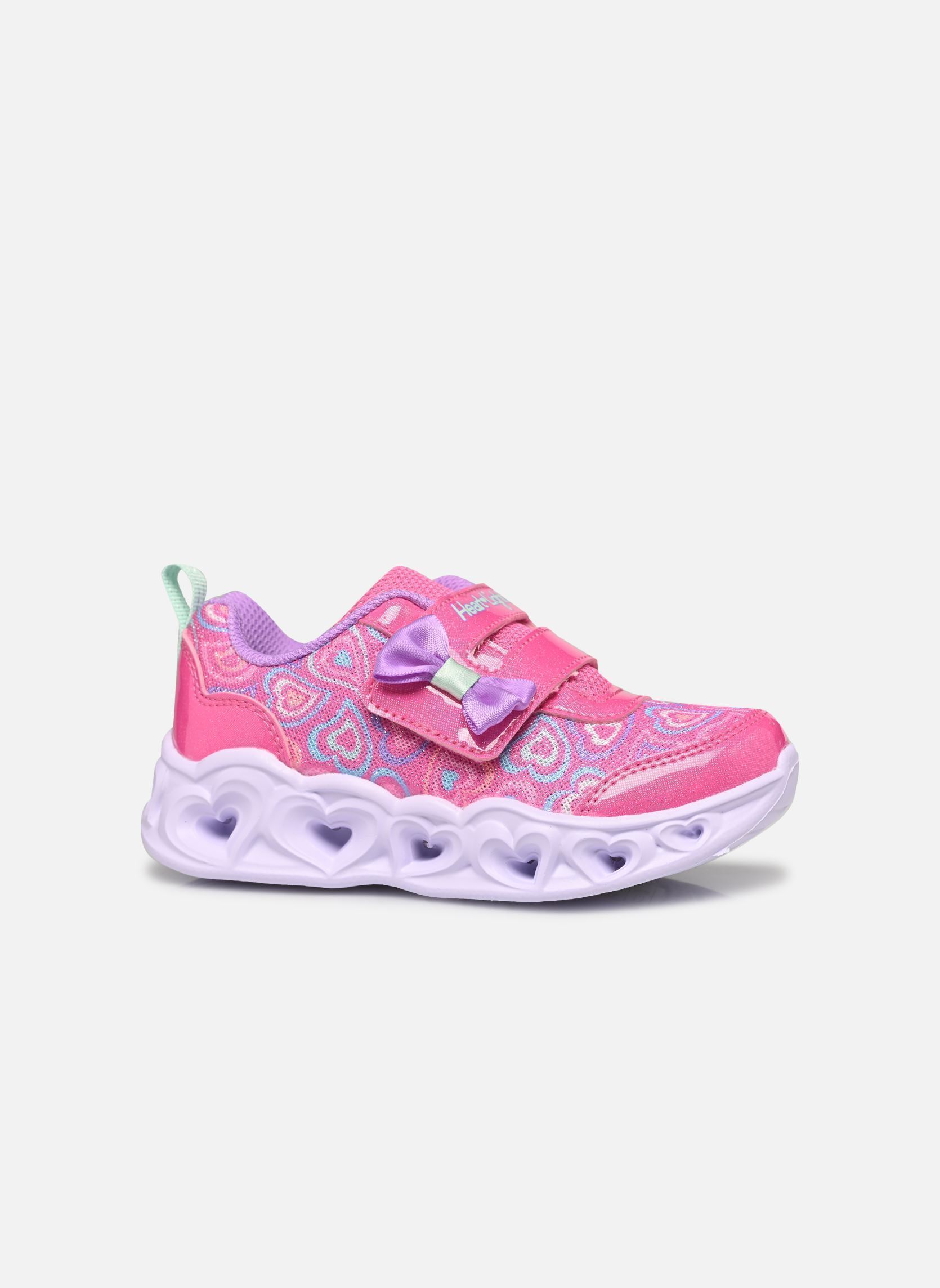 Baskets Heart Lighs - Boogie Land fille rose Skechers Baskets Heart Lighs - Boogie Land fille rose HPMT