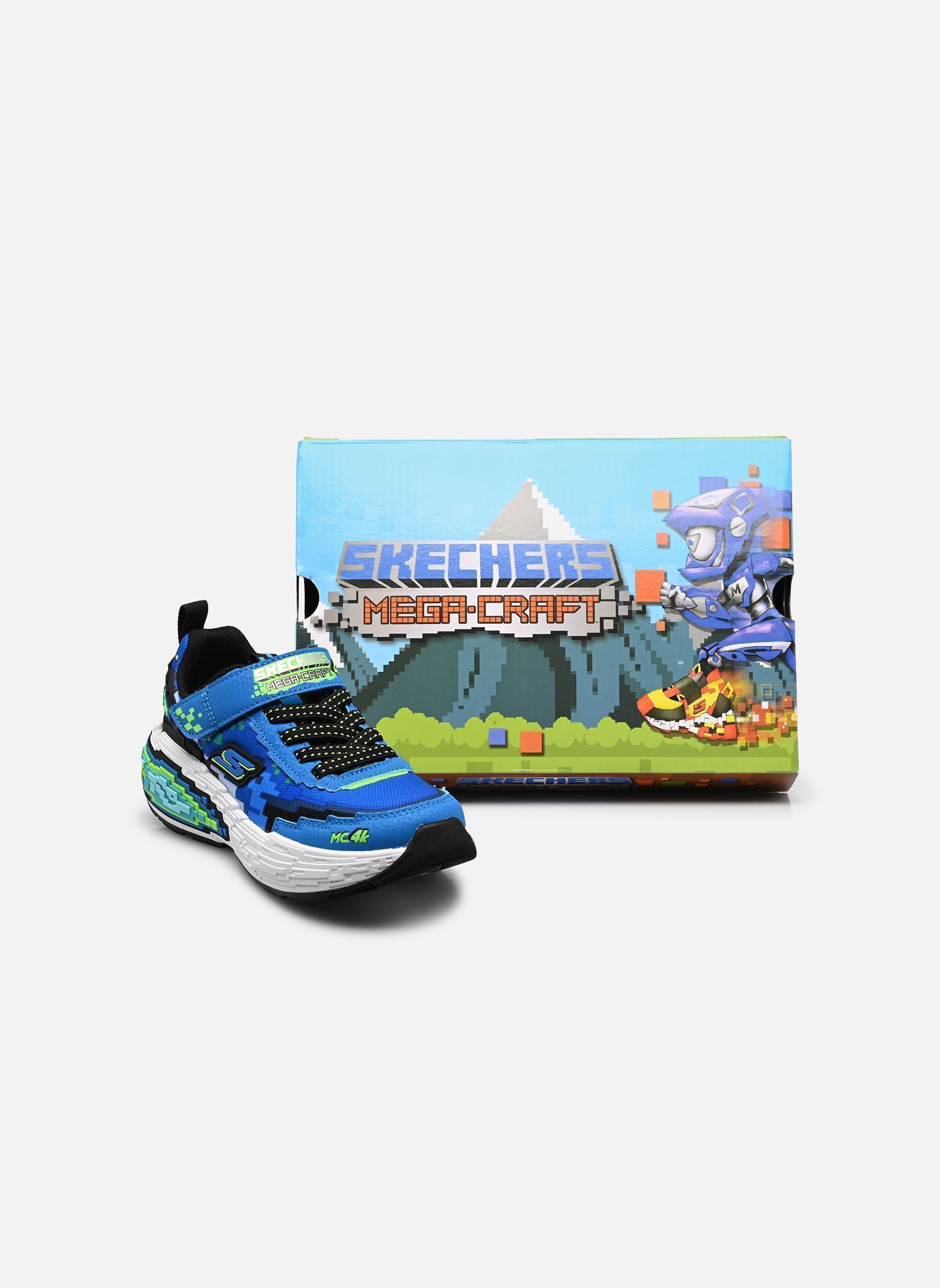 Sneakers Mega-Craft 4K jongens blauw Skechers Sneakers Mega-Craft 4K jongens blauw BLLM
