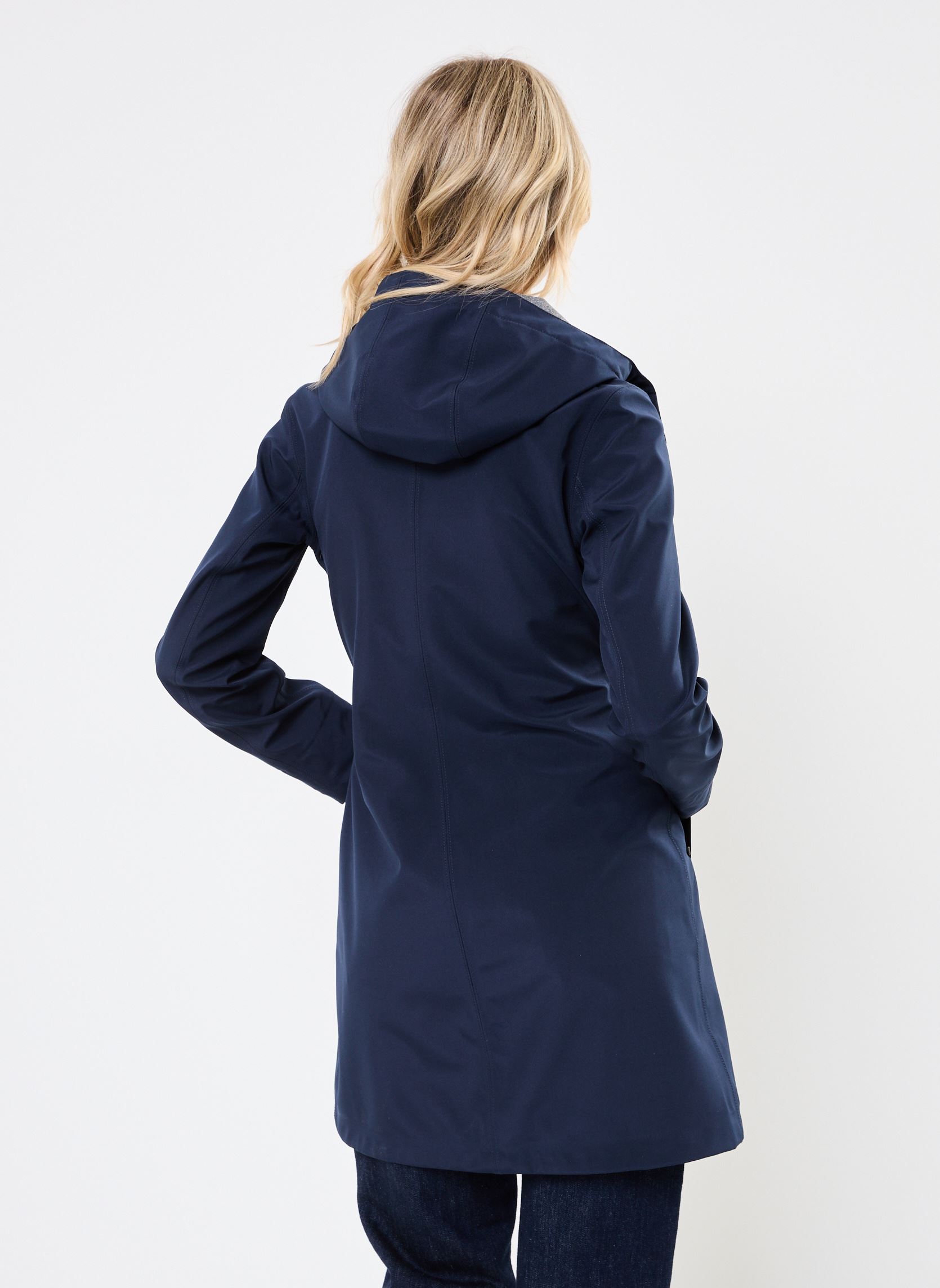 Giacche impermeabili STEPHY BONDED JERSEY donna blu K-Way Giacche impermeabili STEPHY BONDED JERSEY donna blu DEPHT BLUE