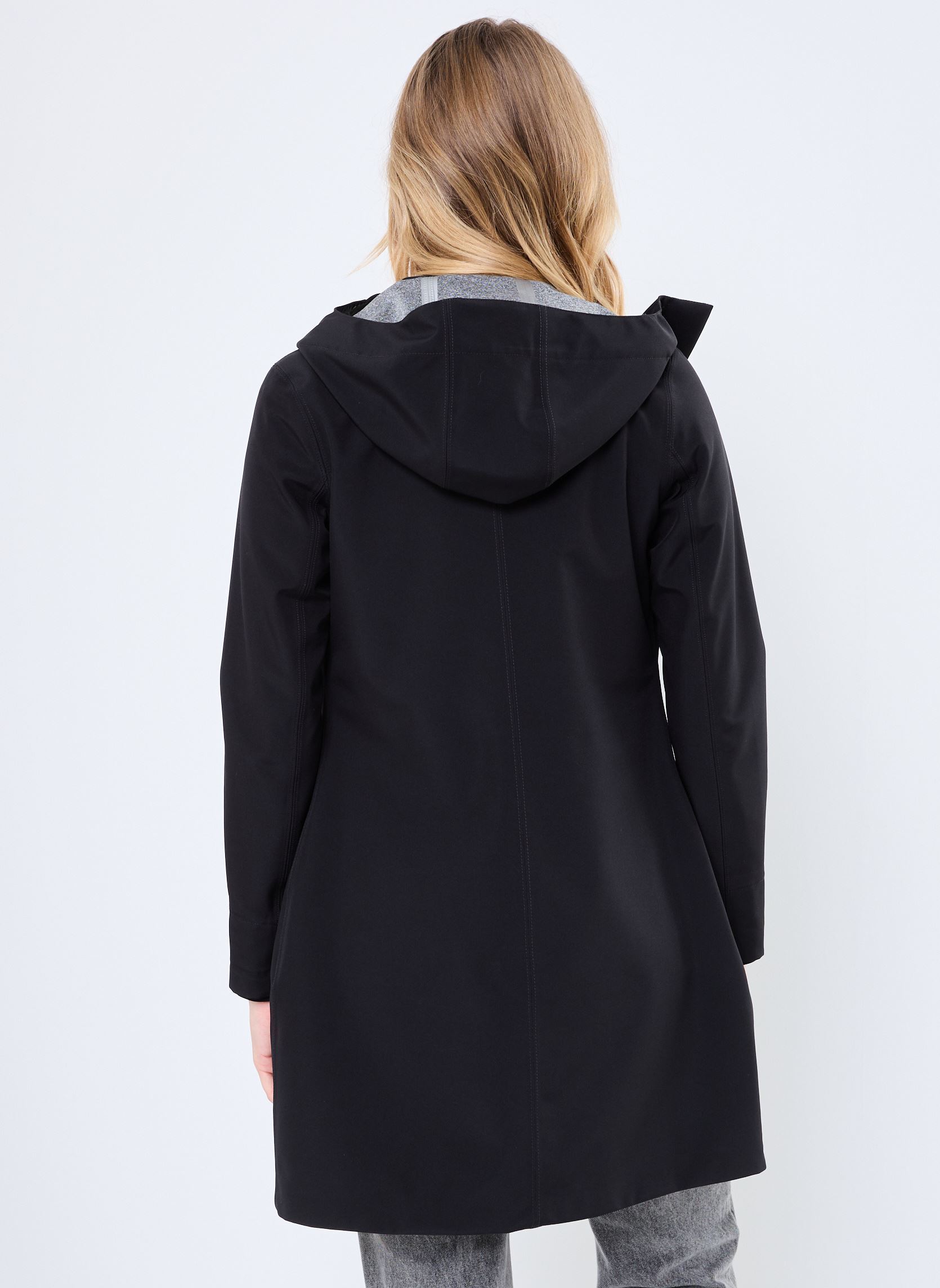 Regenjacken STEPHY BONDED JERSEY damen schwarz K-Way Regenjacken STEPHY BONDED JERSEY damen schwarz BLACK PURE