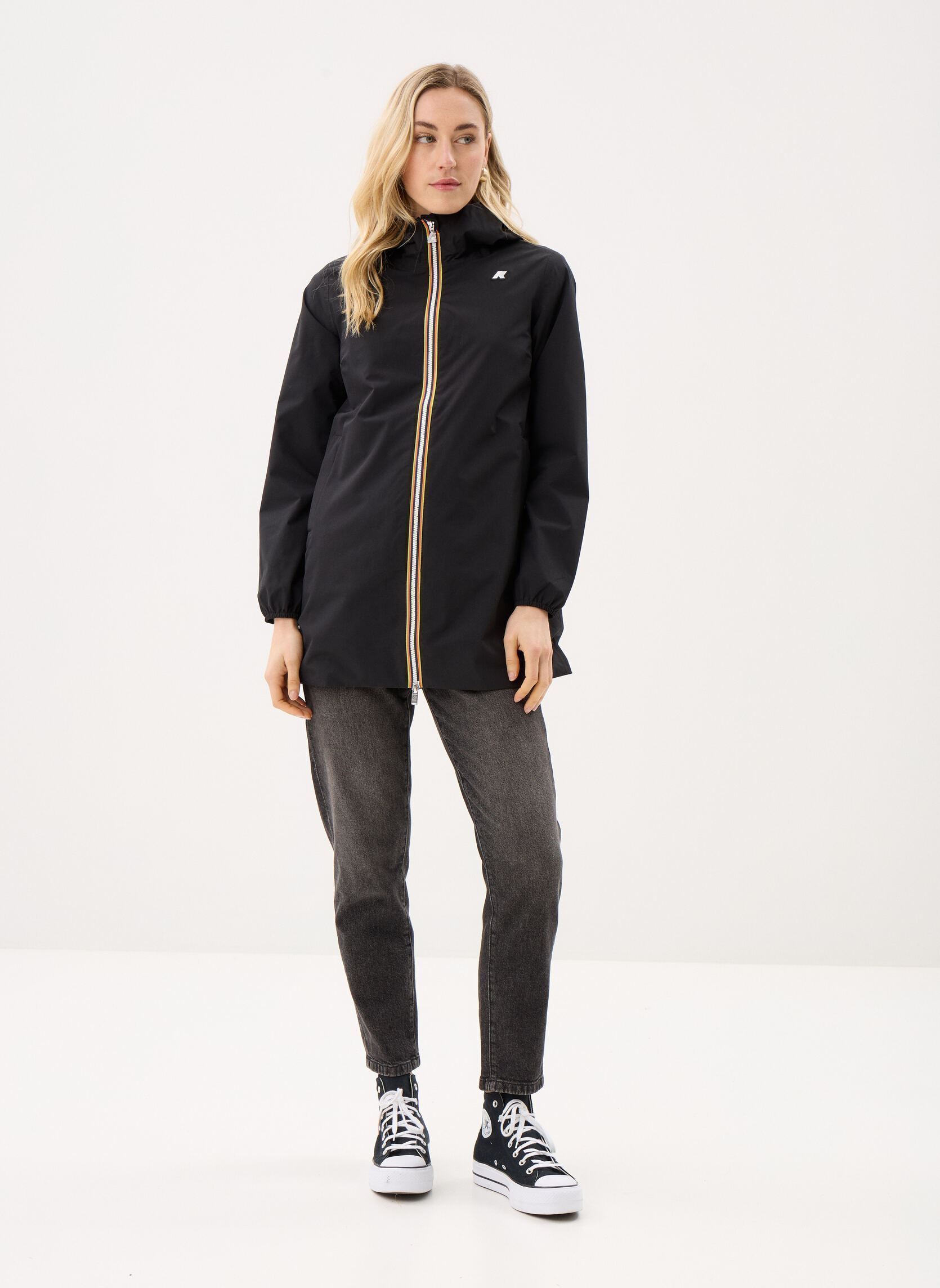 Vestes imperméable SOPHIE ST POLY JERSEY femme noir K-Way Vestes imperméable SOPHIE ST POLY JERSEY femme noir BLACK PURE