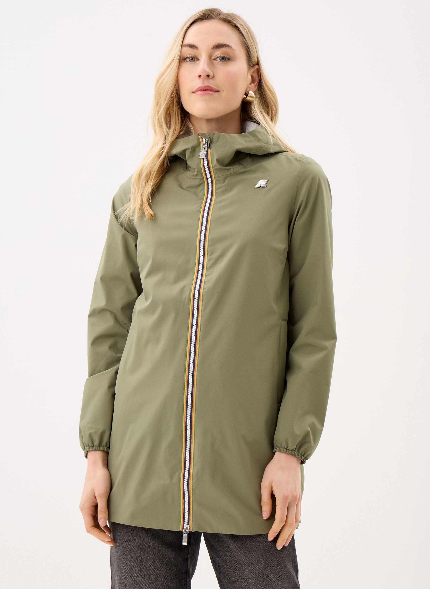 Vestes imperméable SOPHIE ST POLY JERSEY femme vert K-Way Vestes imperméable SOPHIE ST POLY JERSEY femme vert GREEN LICHEN