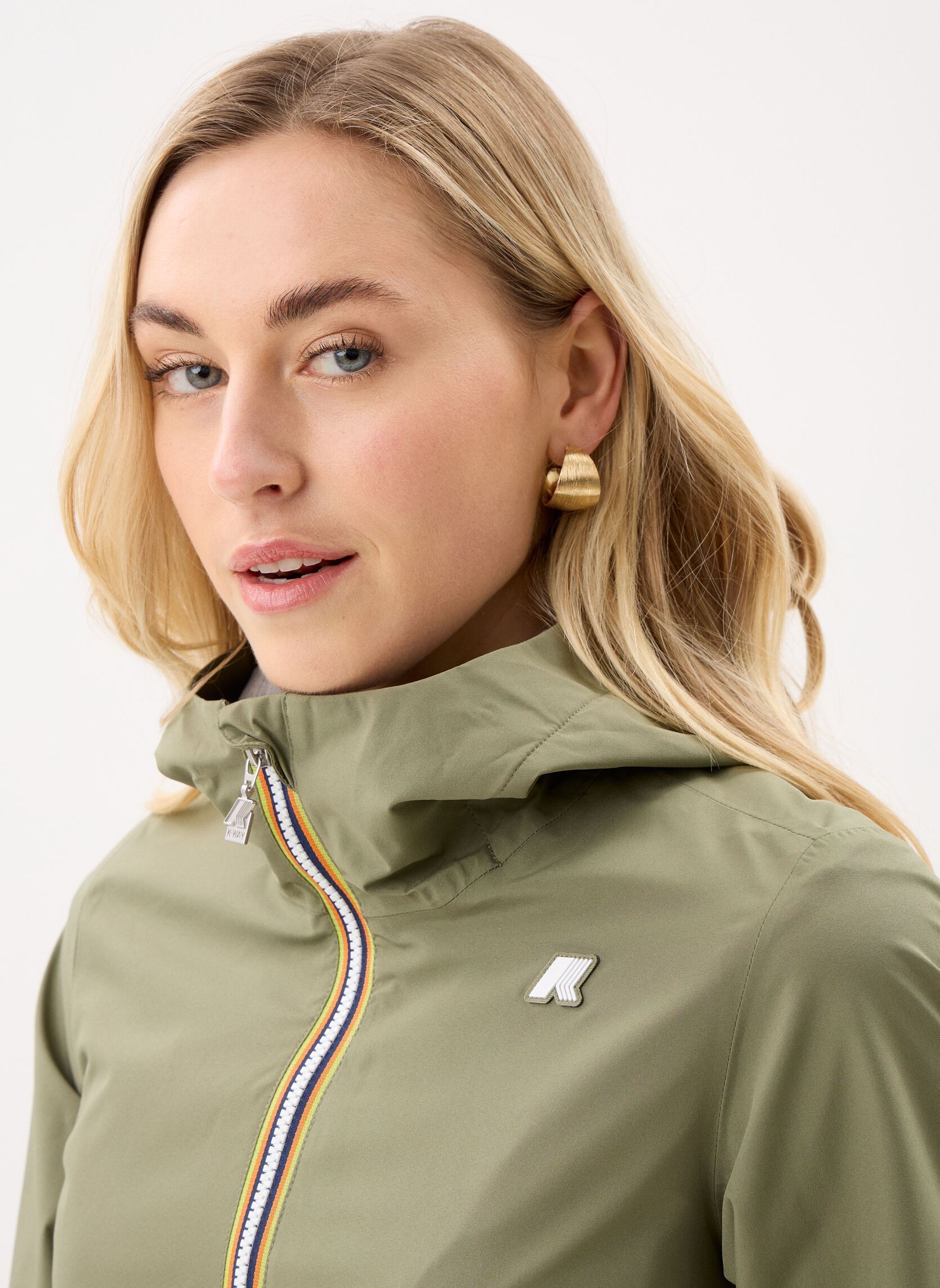 Vestes imperméable SOPHIE ST POLY JERSEY femme vert K-Way Vestes imperméable SOPHIE ST POLY JERSEY femme vert GREEN LICHEN