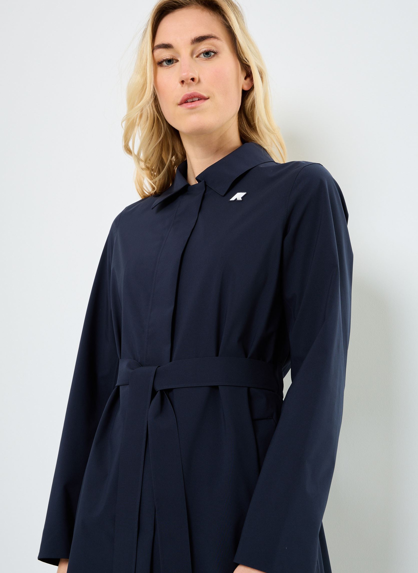 Trenchcoats BARBRA STRETCH 2L damen blau K-Way Trenchcoats BARBRA STRETCH 2L damen blau DEPHT BLUE