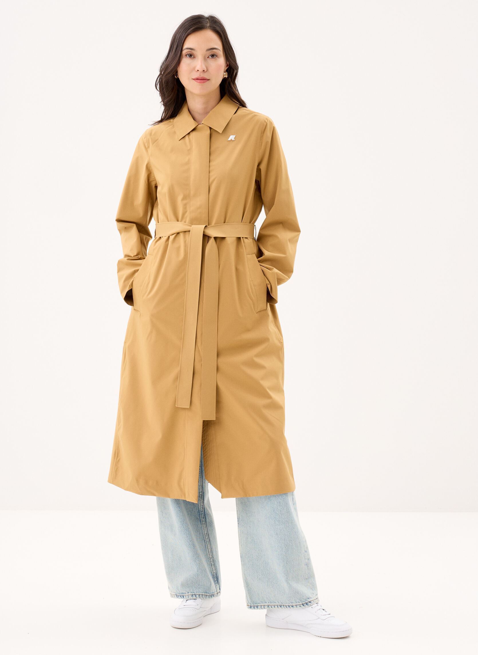 Trench-coats BARBRA STRETCH 2L femme marron K-Way Trench-coats BARBRA STRETCH 2L femme marron BROWN BISTRE
